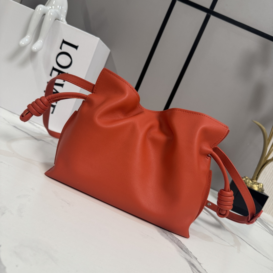 LOEWE 로에베 Flamenco 플라멩코 퍼스 나파 카프스킨 파우치 숄더백 가방