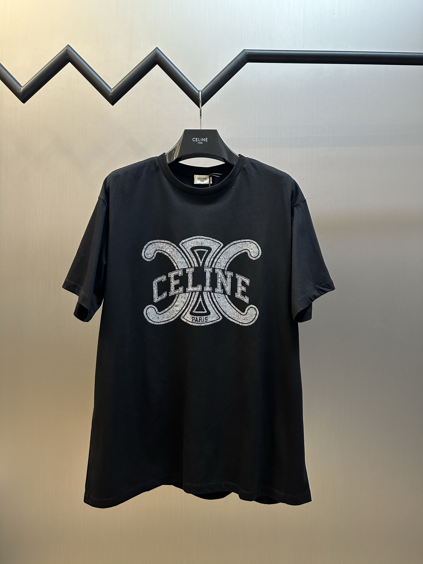셀린느(CELINE) 아크 드 트리옹프 프린트 반팔 티셔츠 의류