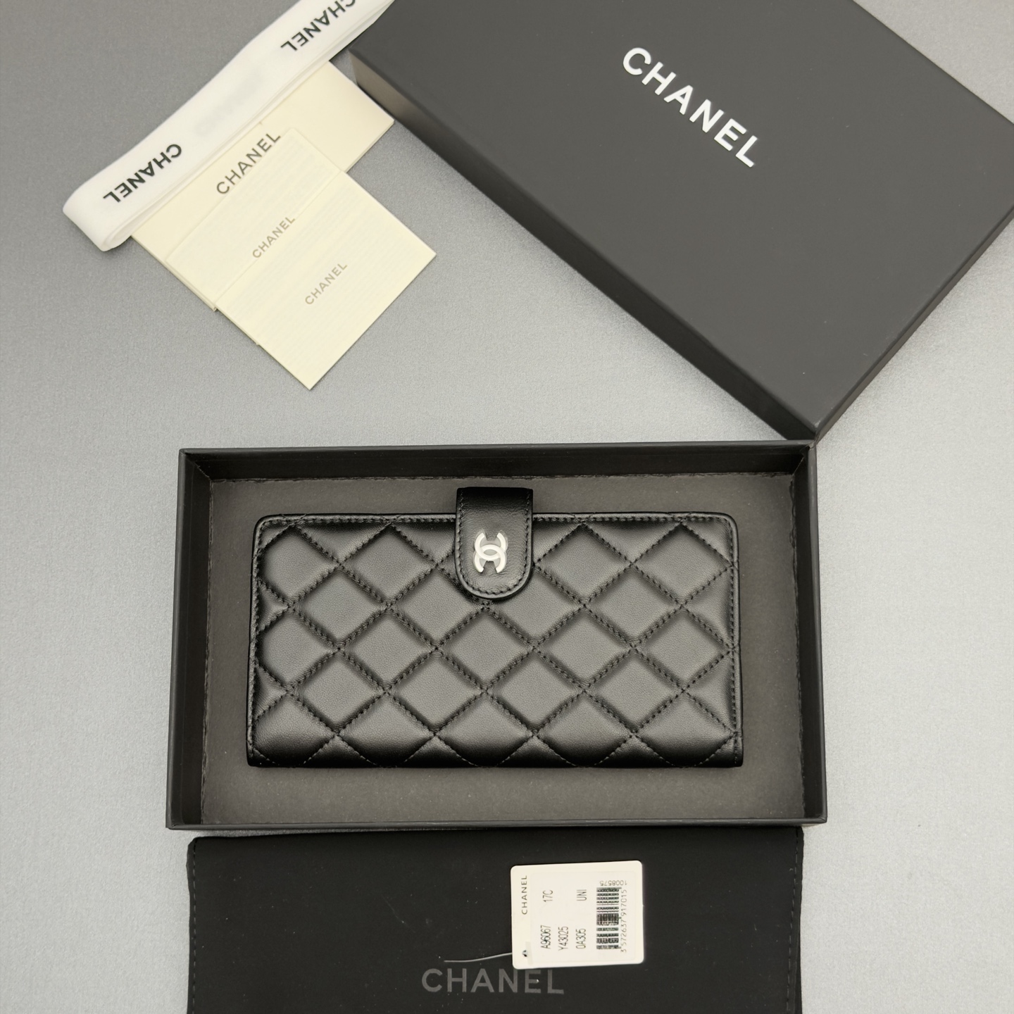 Chanel 샤넬 퀼팅 롱 월렛 지갑 복제