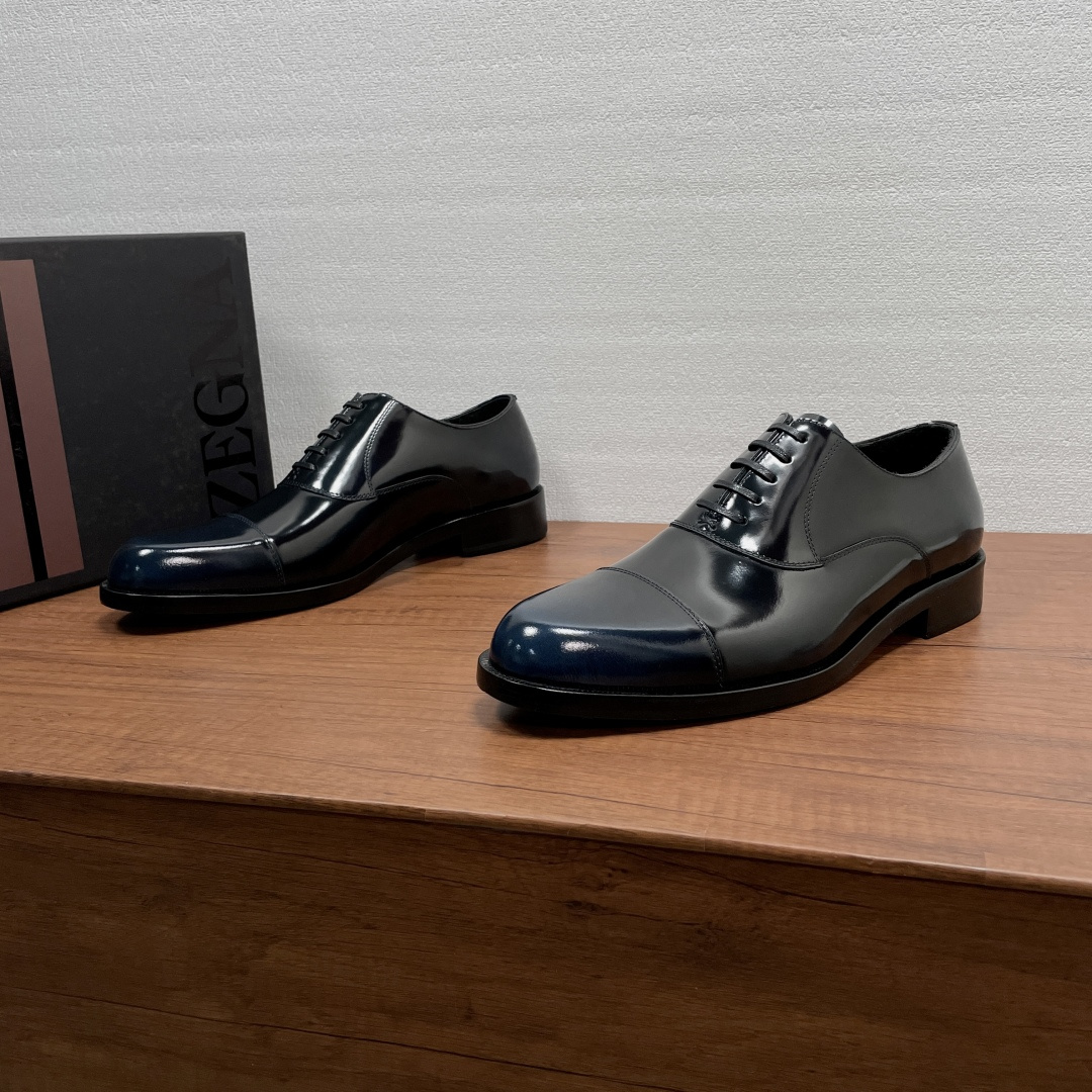 Zegna 제냐 브러쉬드 오피스 정장화 (옥스퍼드) 구두 신발