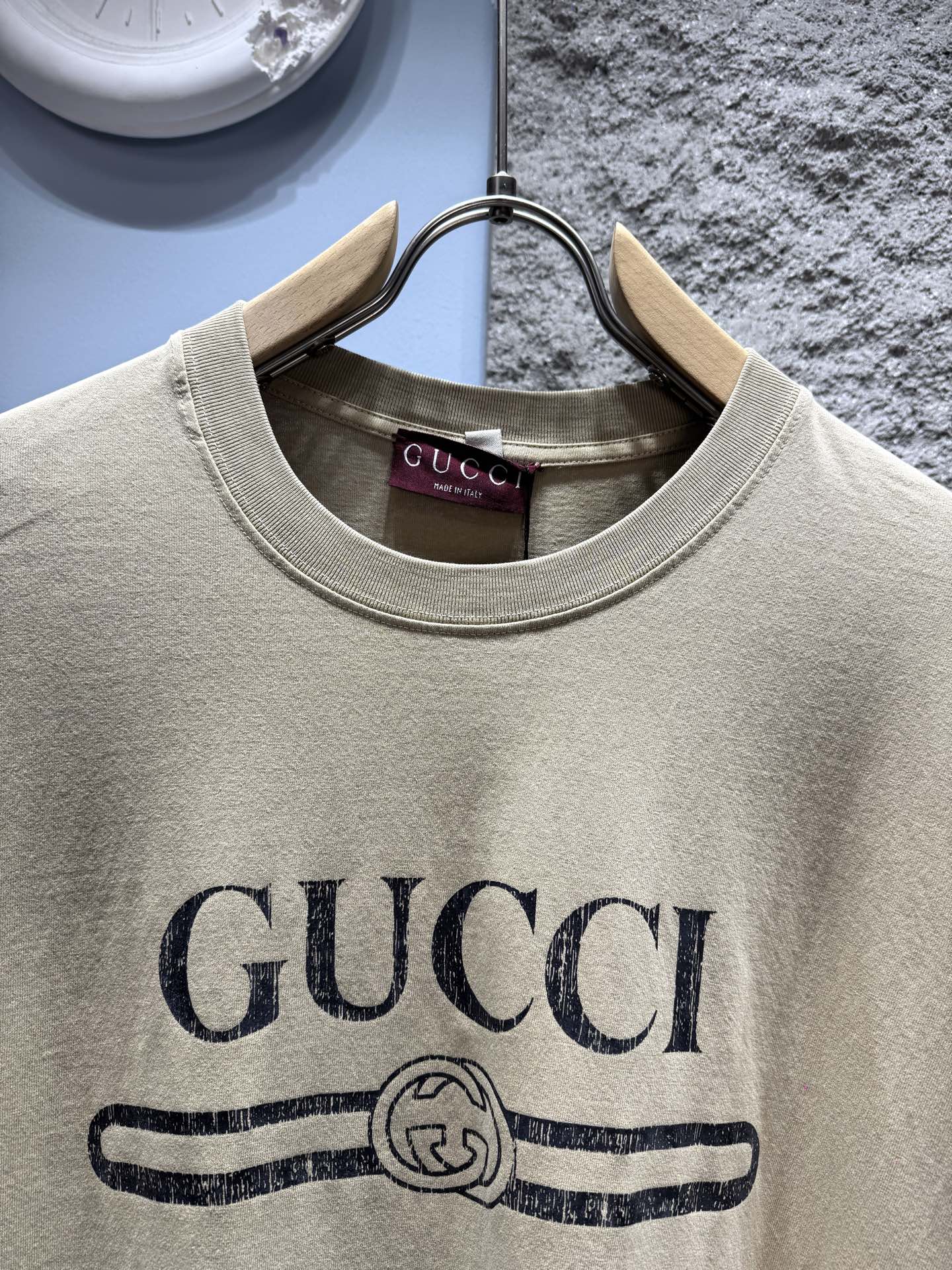 구찌(GUCCI) 빈티지 레터링 반팔 티셔츠 상의 의류