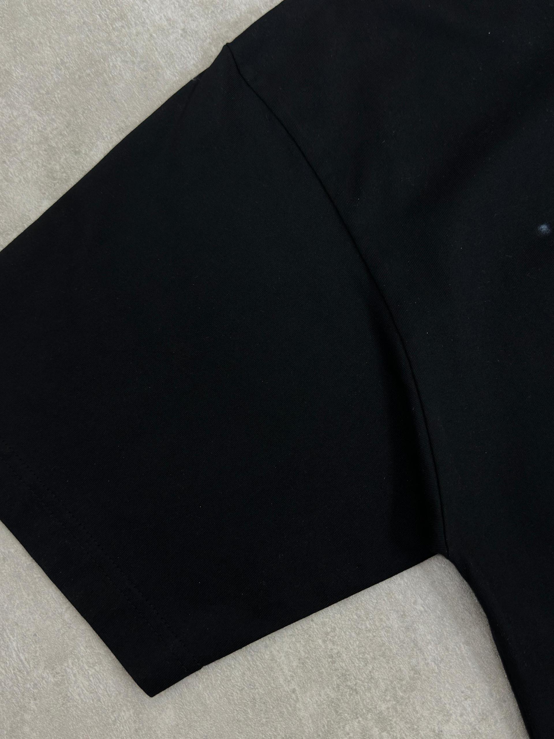 발렌시아가(BALENCIAGA) 스모크 프린트 반팔 티셔츠 의류