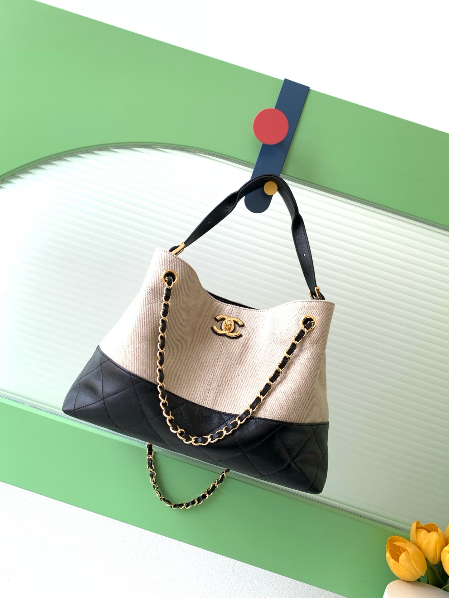 [Chanel] 샤넬 26SS 캔버스 믹스 호보백 (AS5634) 가방