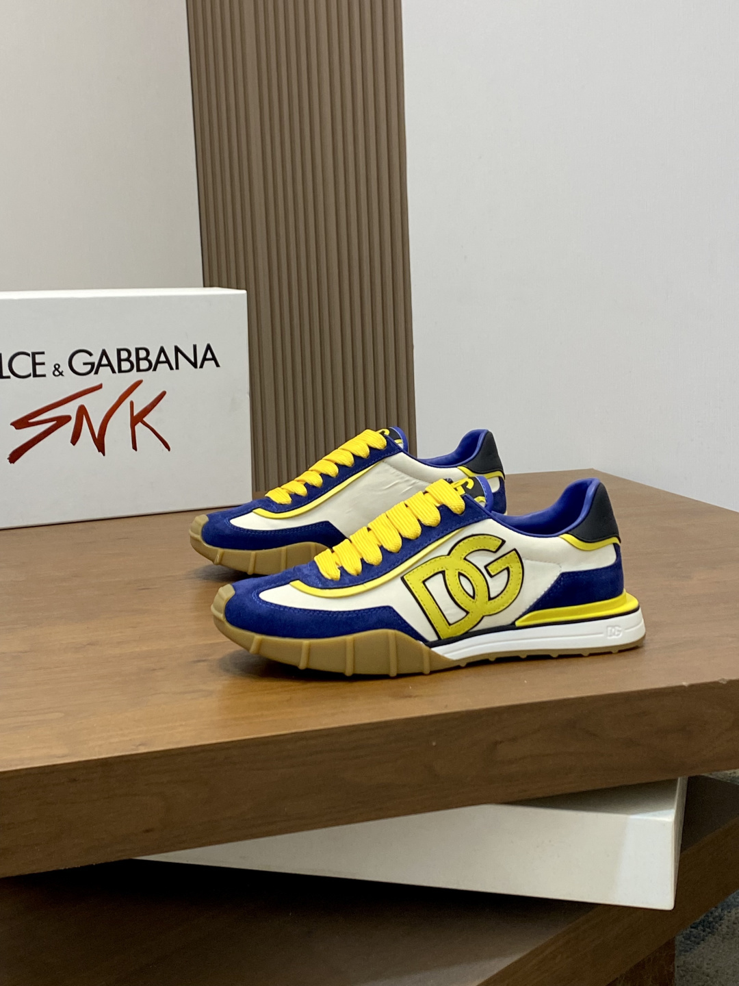 [Dolce & Gabbana] D&G 돌체앤가바나 프리미엄 믹스드 레더 럭셔리 스니커즈 신발