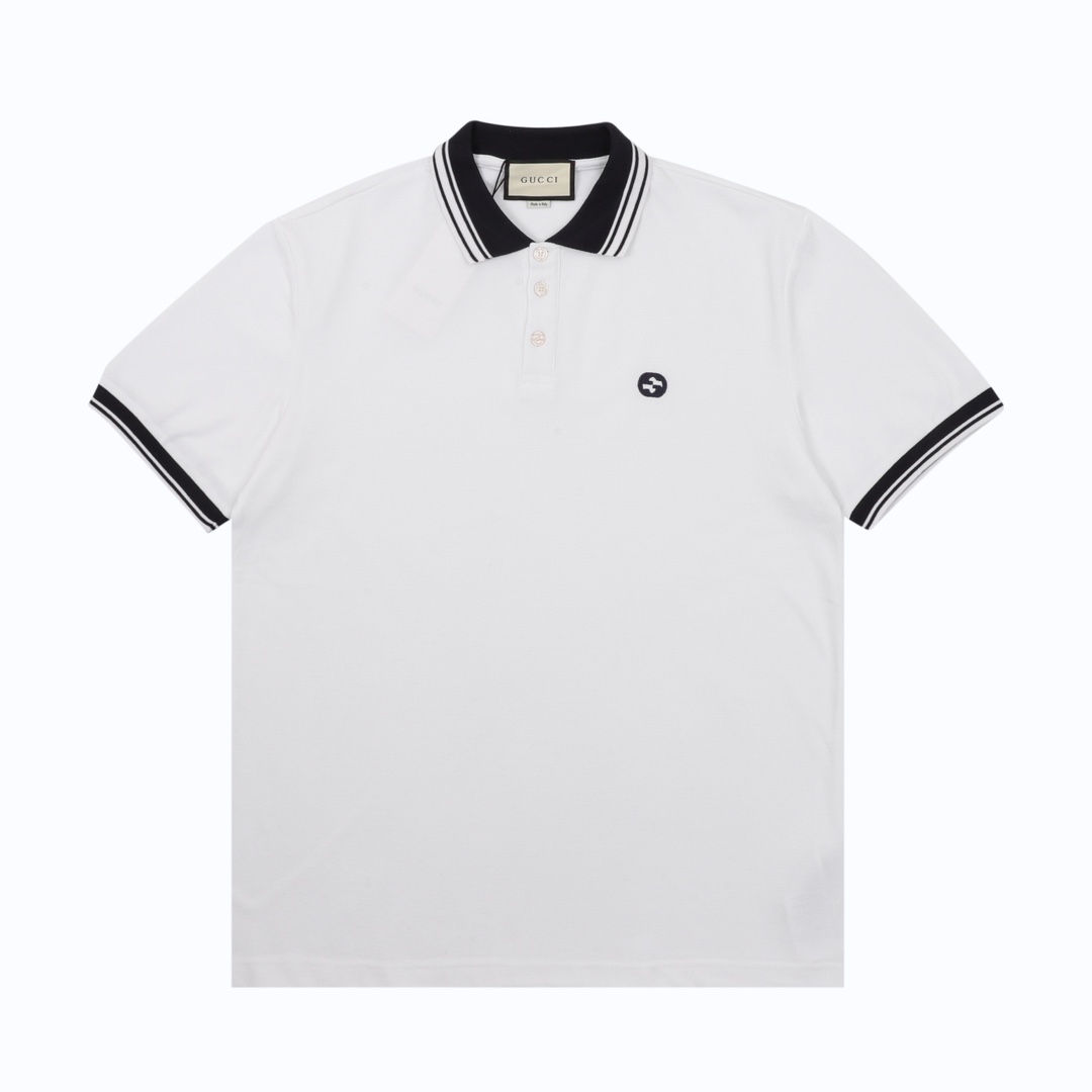 구찌(GUCCI) 자수 배색 피케 폴로셔츠 상의 의류