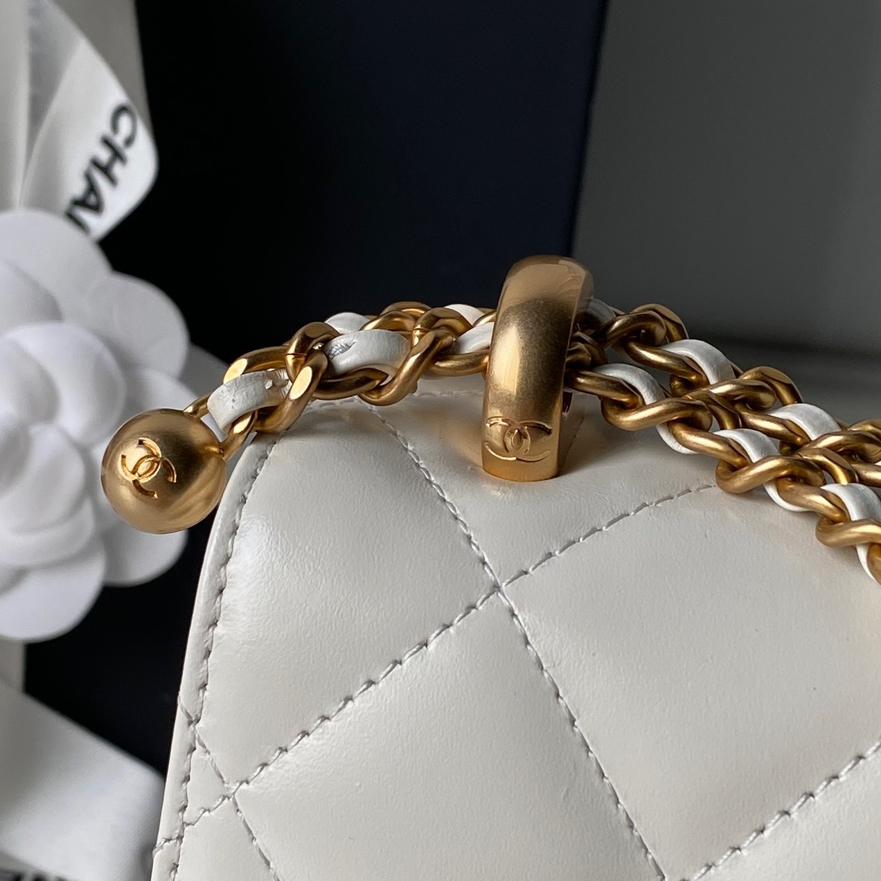 CHANEL 샤넬 24C 미니 볼링형 체인 미니 백 가방
