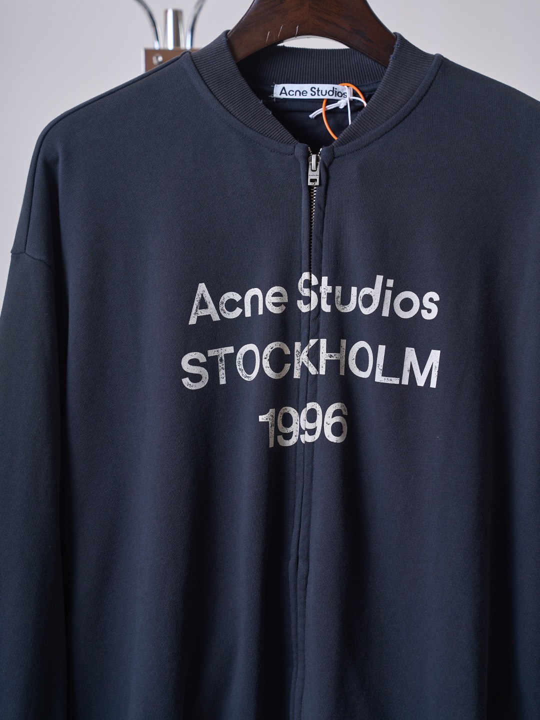 아크네(Acne studios) 빈티지 로고 집업 재킷 상의 의류