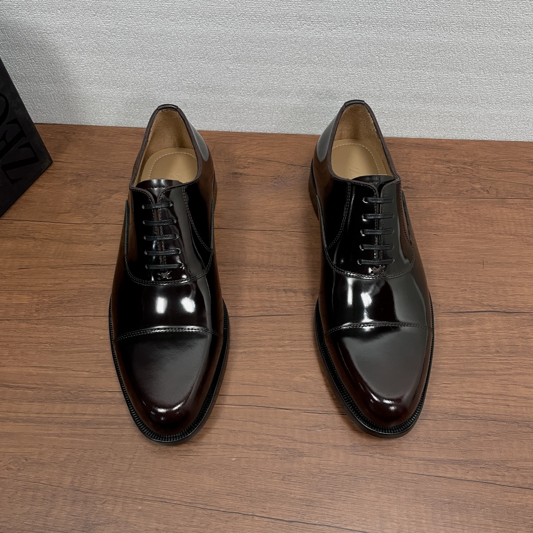 Zegna 제냐 브러쉬드 오피스 정장화 (옥스퍼드) 구두 신발