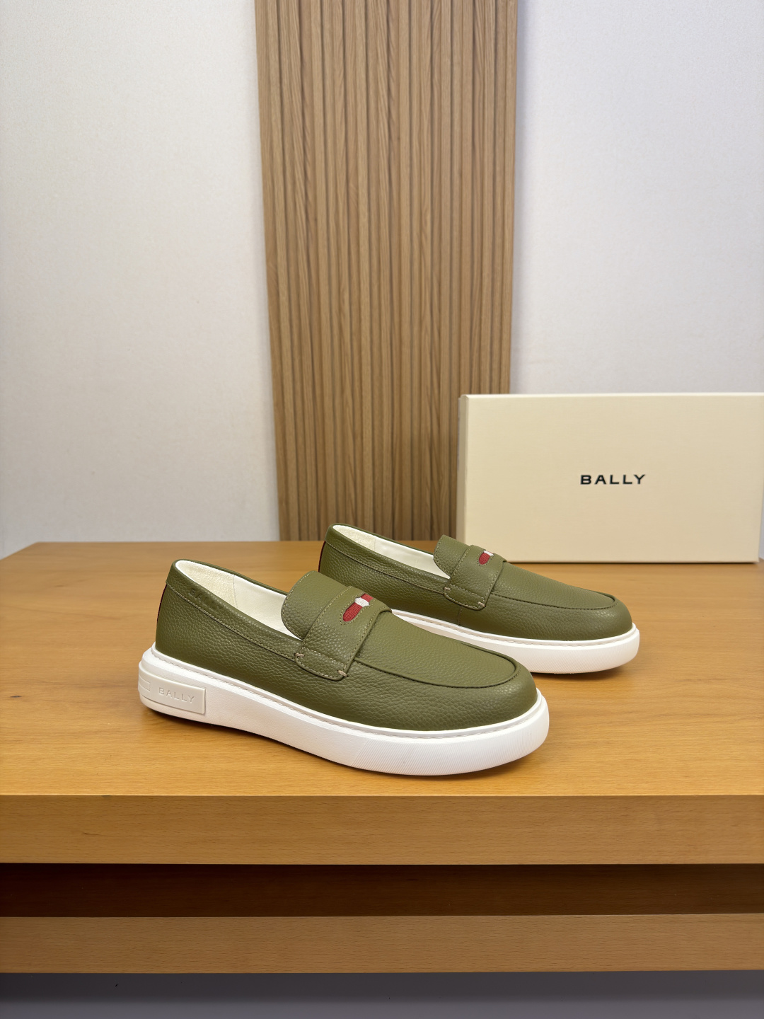 BALLY 발리 레더 스니커즈 로퍼 신발