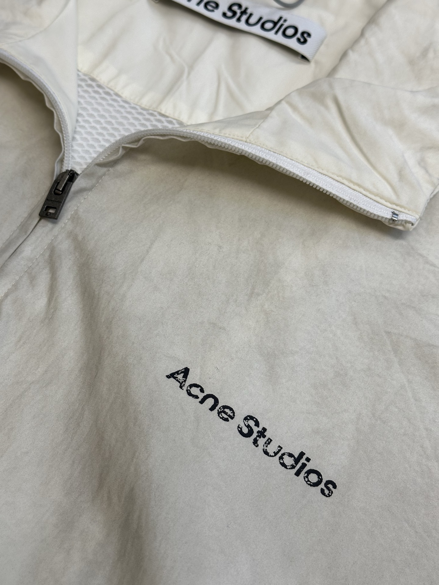 아크네(Acne studios) 빈티지 워싱 더블 지퍼 재킷 상의 의류