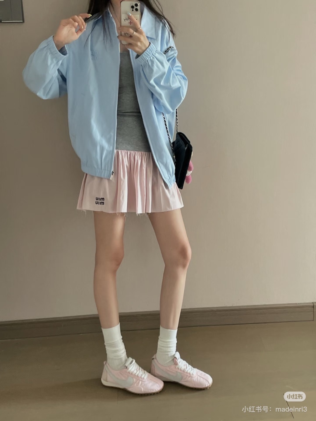 미우미우(MIU MIU) 로고 집업 자켓 재킷 의류