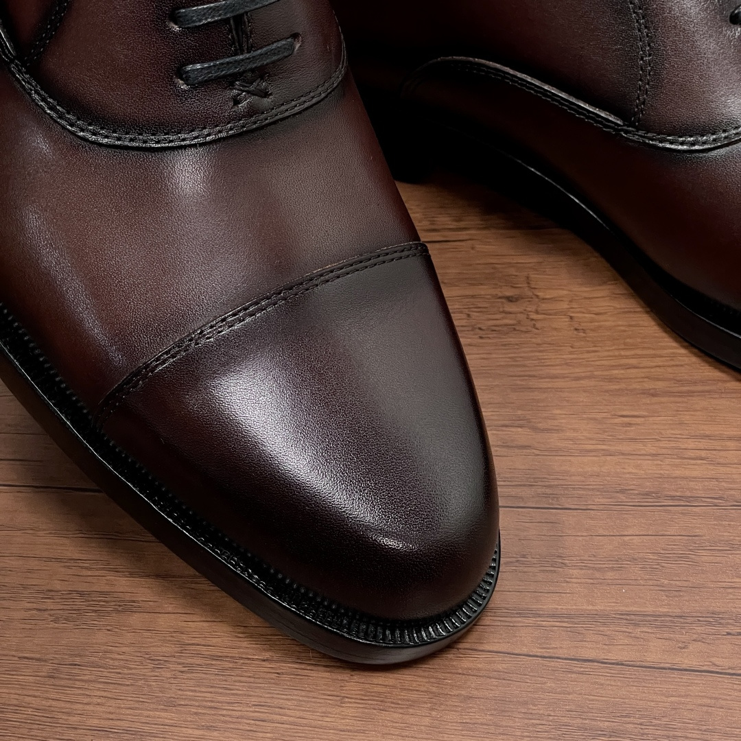 Zegna 제냐 브러쉬드 오피스 정장화 (옥스퍼드) 구두 신발
