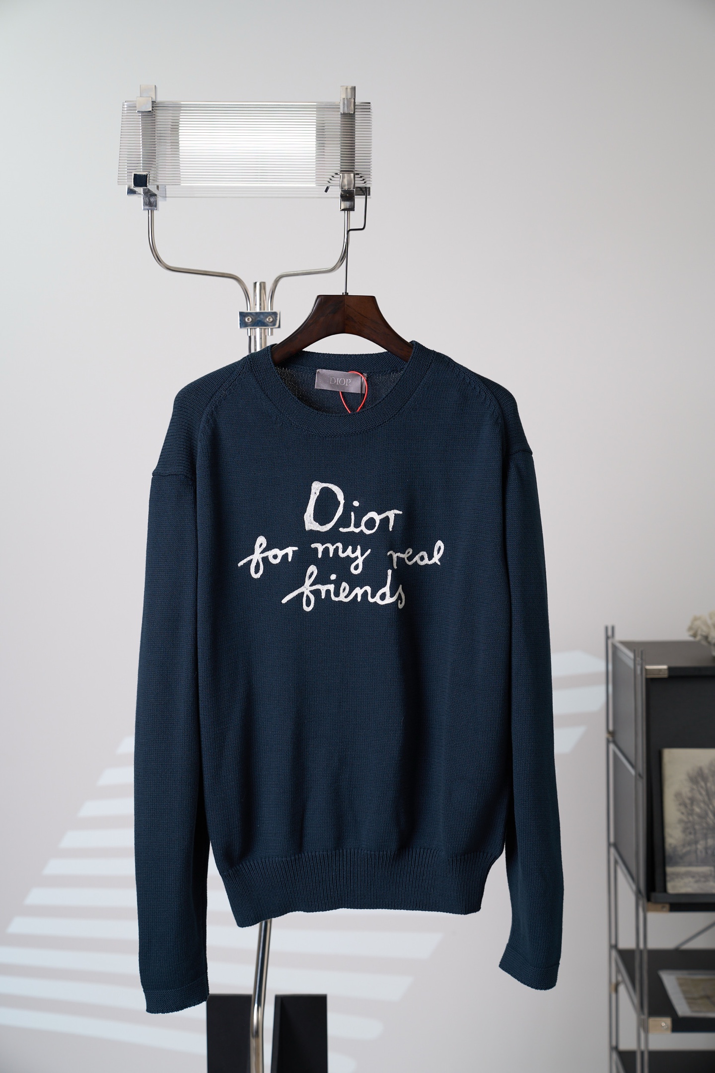 디올(DIOR) 레터링 자수 울 니트 상의 의류