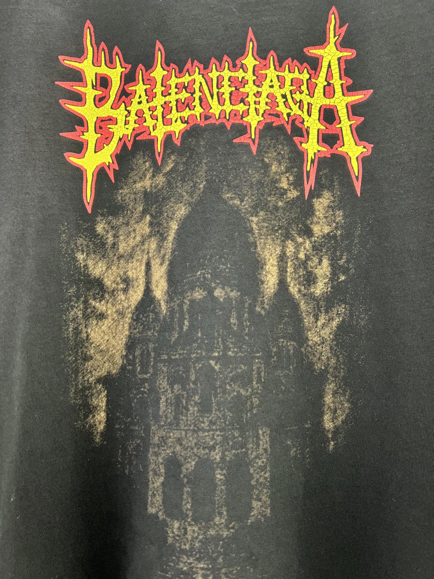 발렌시아가(BALENCIAGA) 캐슬 프린트 반팔 티셔츠 의류