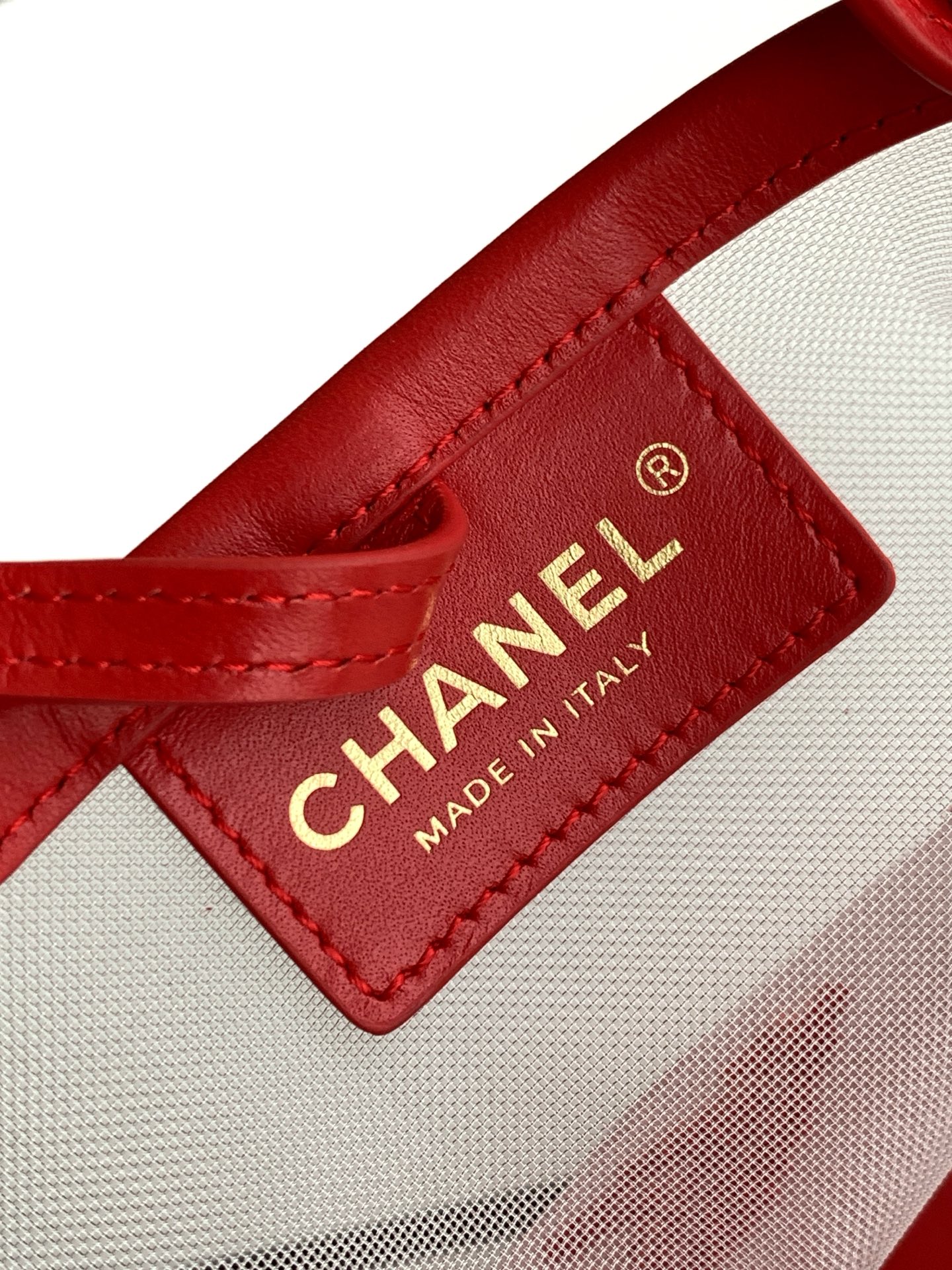 [Chanel] 샤넬 26M 메쉬 플로럴 자수 버킷 토트백 가방
