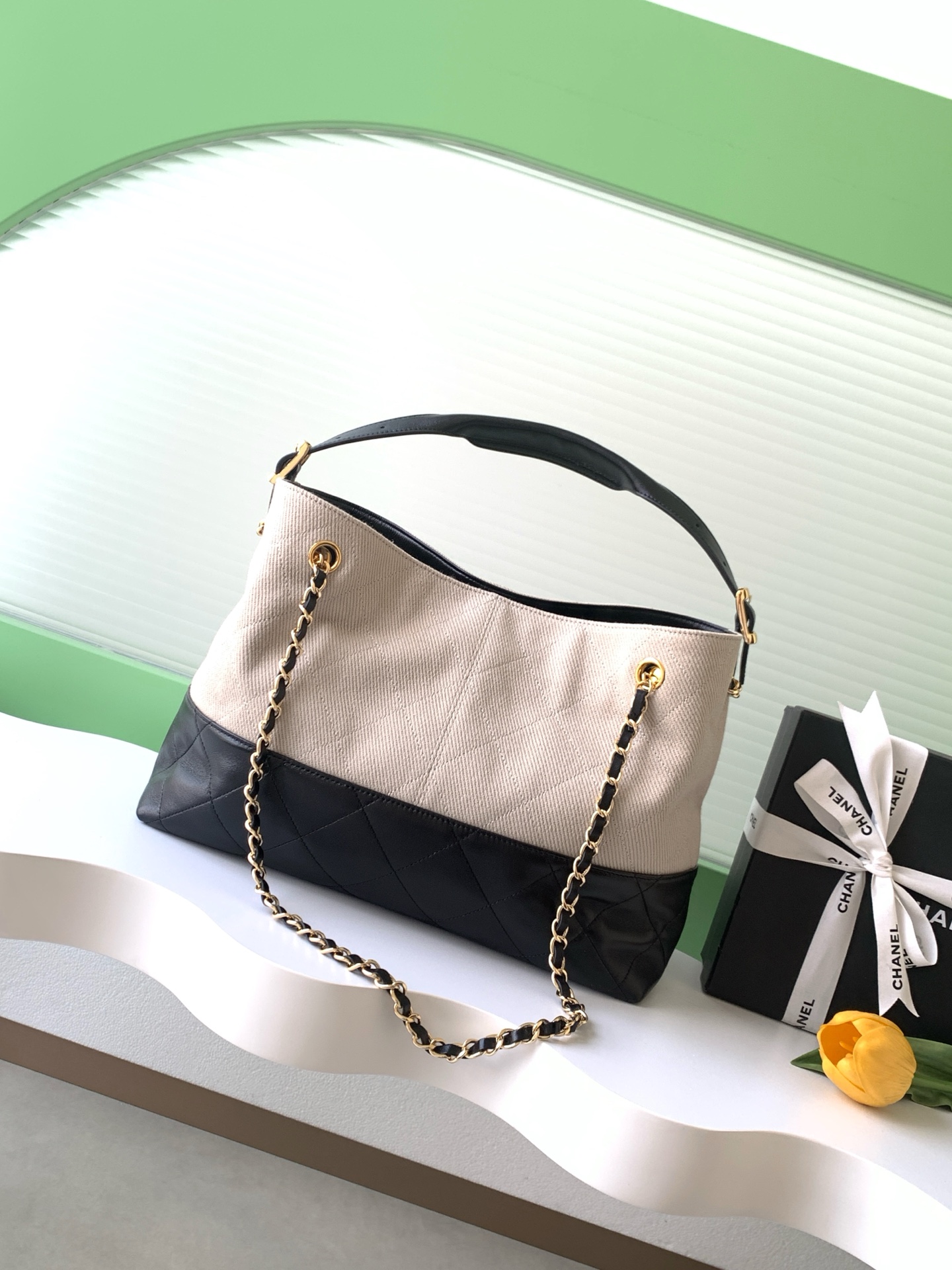 [Chanel] 샤넬 26SS 캔버스 믹스 호보백 (AS5634) 가방