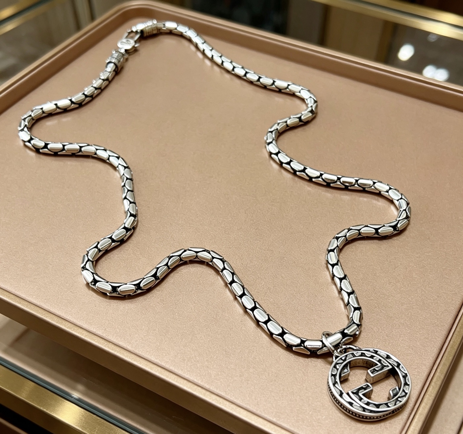 구찌(GUCCI) 빈티지 체인 목걸이 악세사리