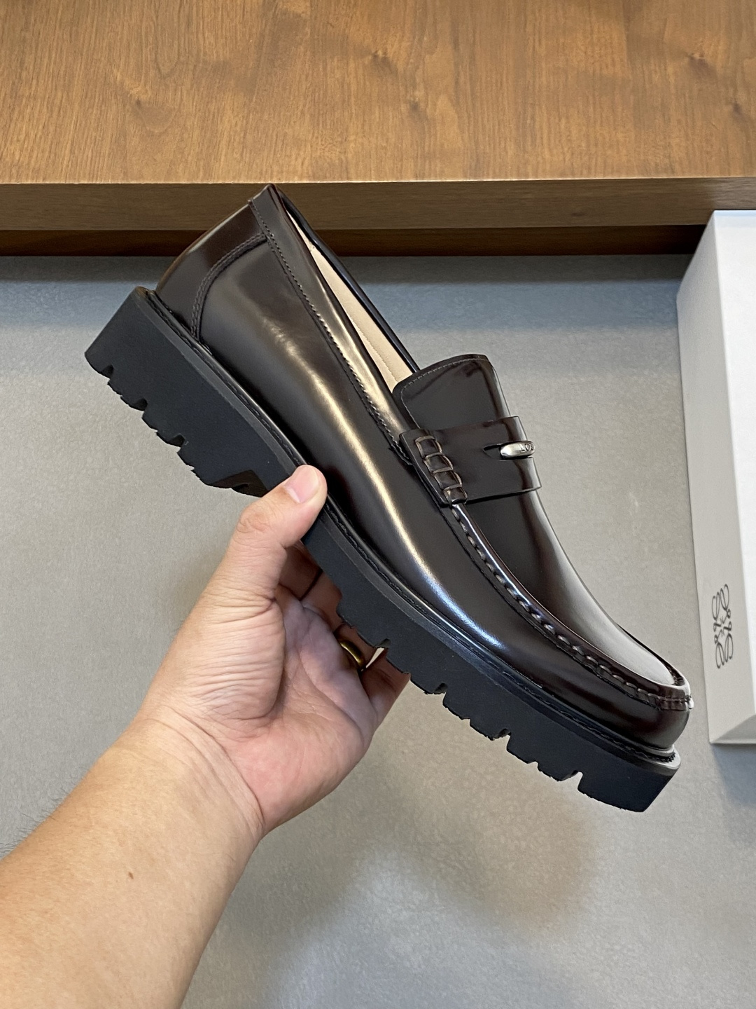 [Loewe] 로에베 프리미엄 비즈니스 드레스 슈즈 로퍼 구두 신발