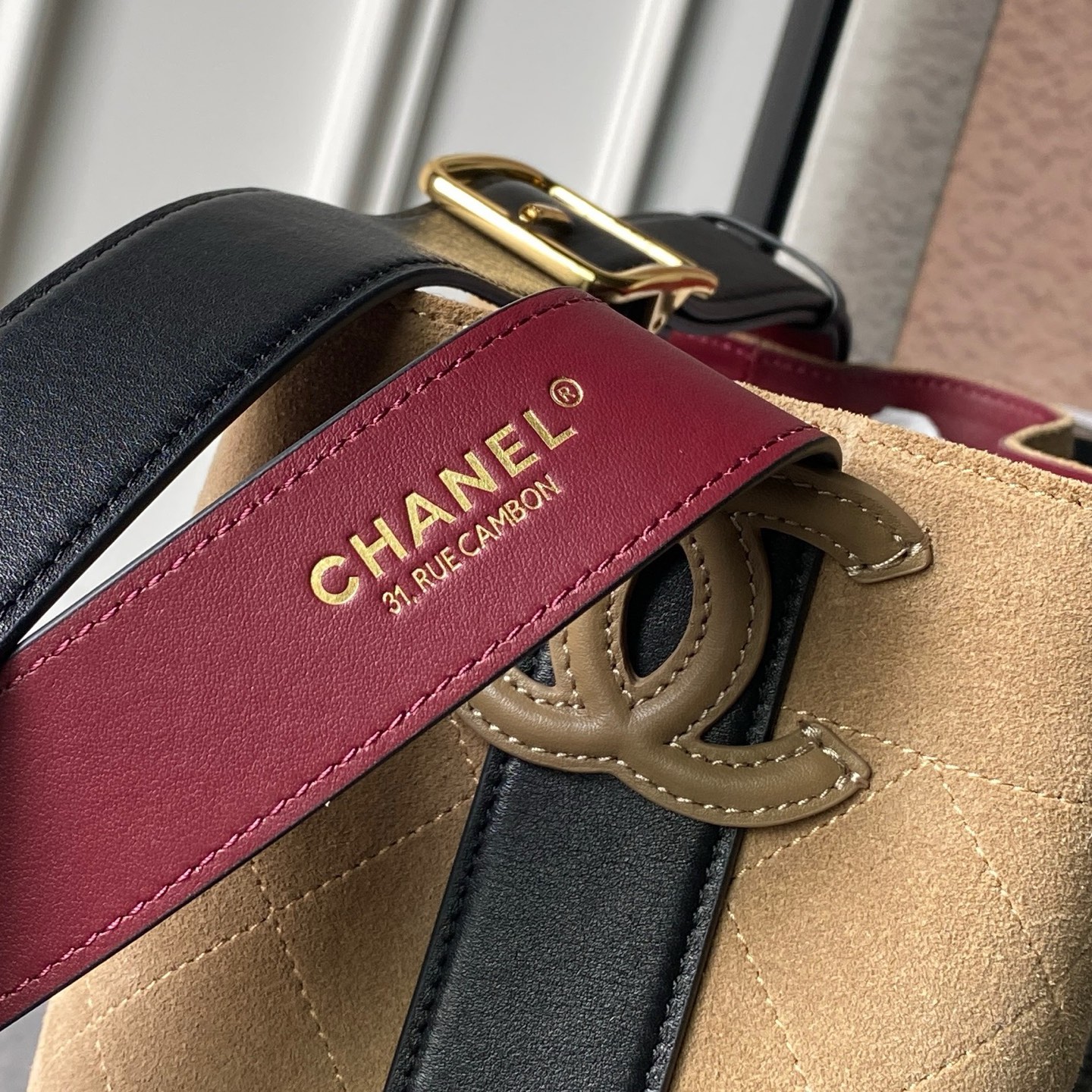 Chanel 26B 샤넬 스웨이드 버킷백 가방