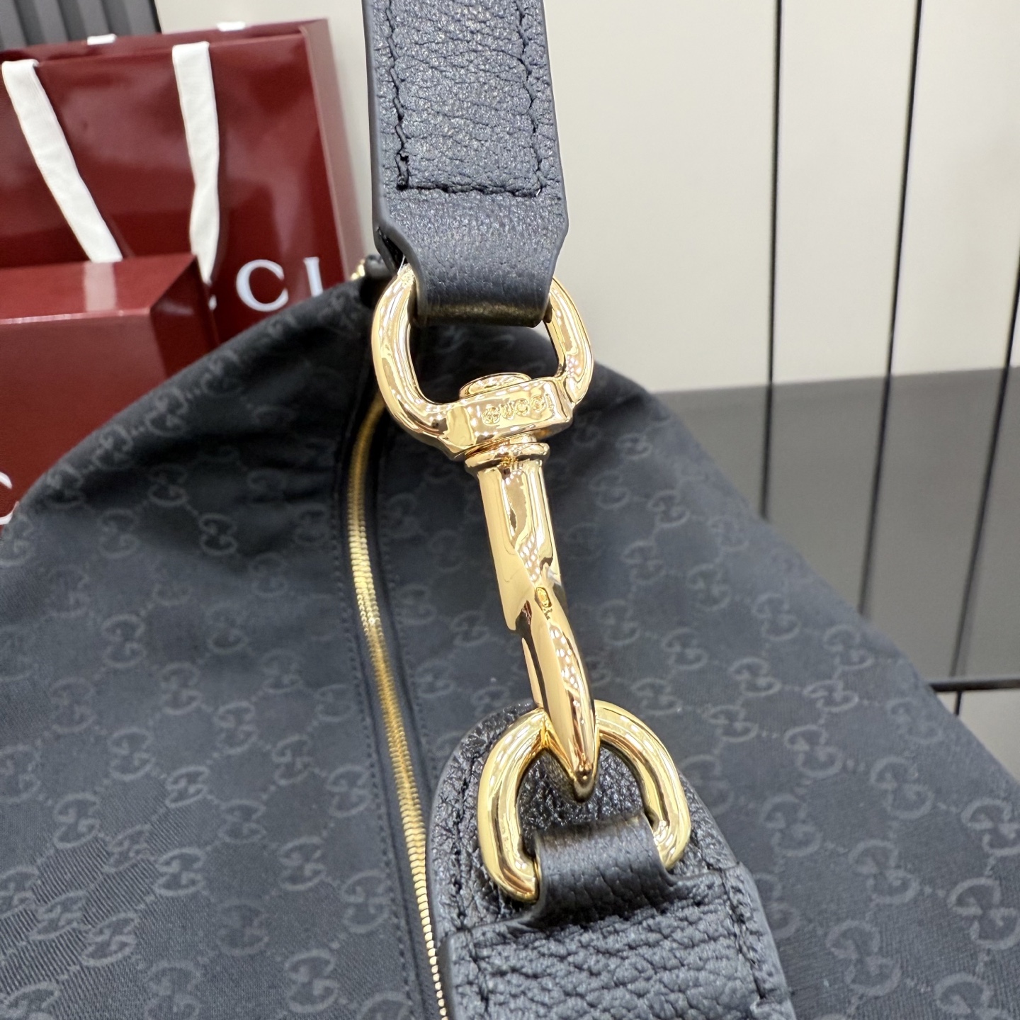 GUCCI 구찌 Gucci NY 컬렉션 브레라(Brera) 캔버스 토트백 - 라지 가방