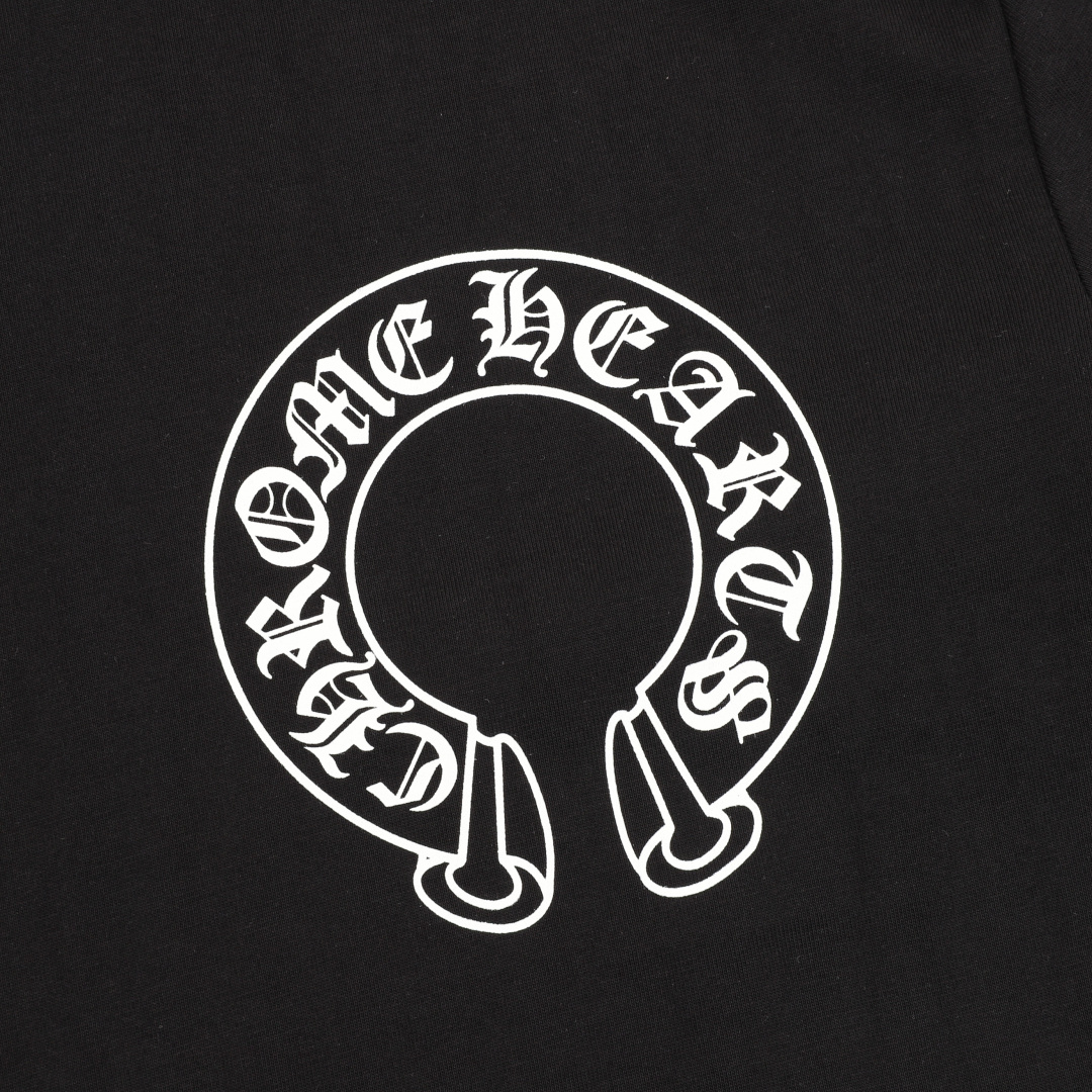 크롬하츠(CHROME HEARTS) 크로스 호스슈 프린트 반팔 티셔츠 상의 의류