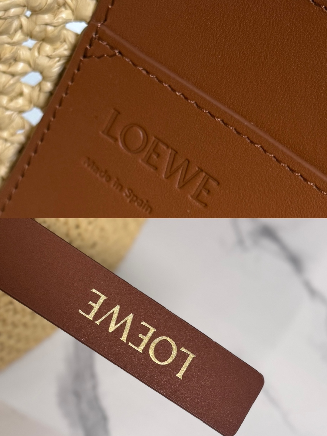 [Loewe] 로에베 Punch Hole Hobo 펀치 홀 호보 라피아 숄더백 가방