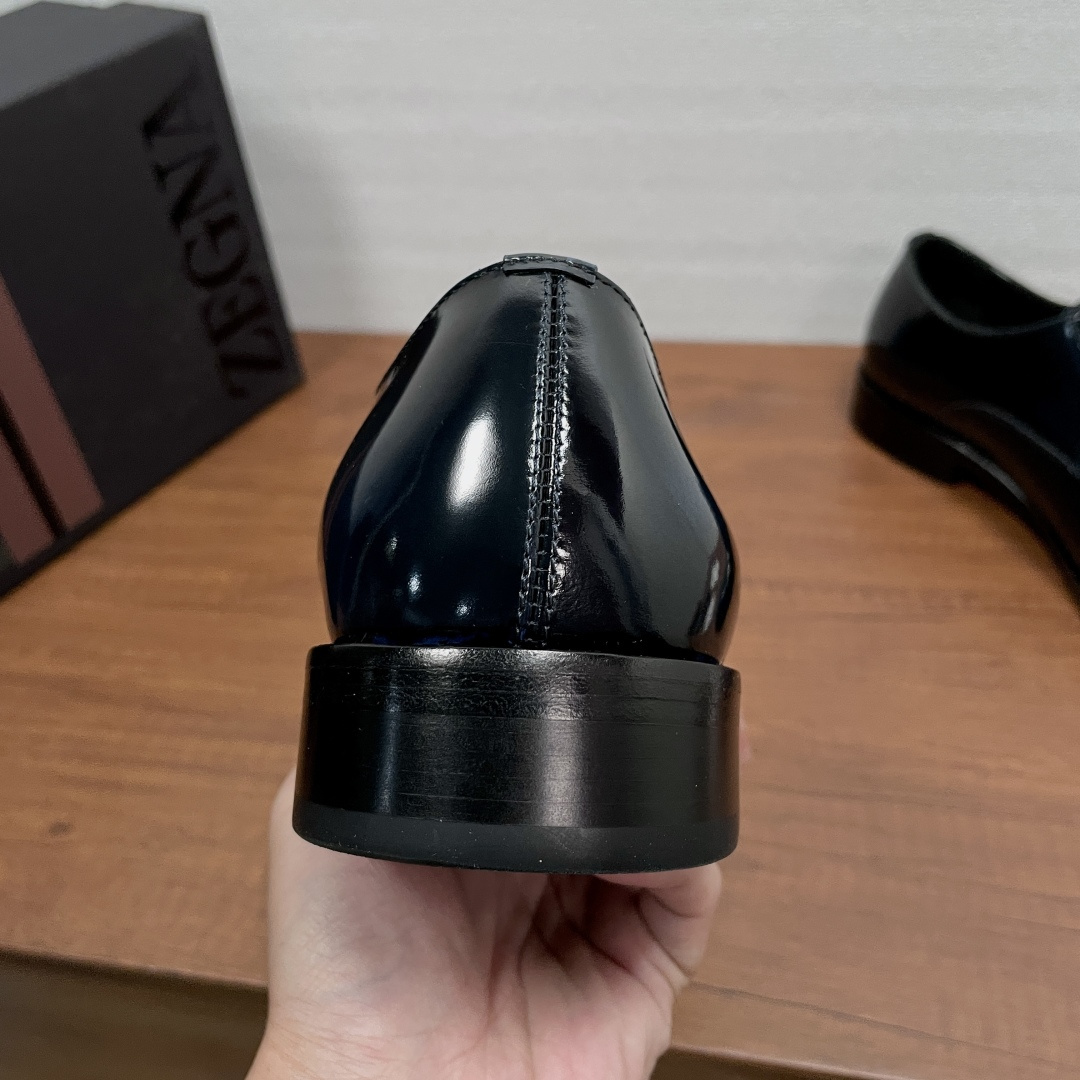 Zegna 제냐 브러쉬드 오피스 정장화 (옥스퍼드) 구두 신발