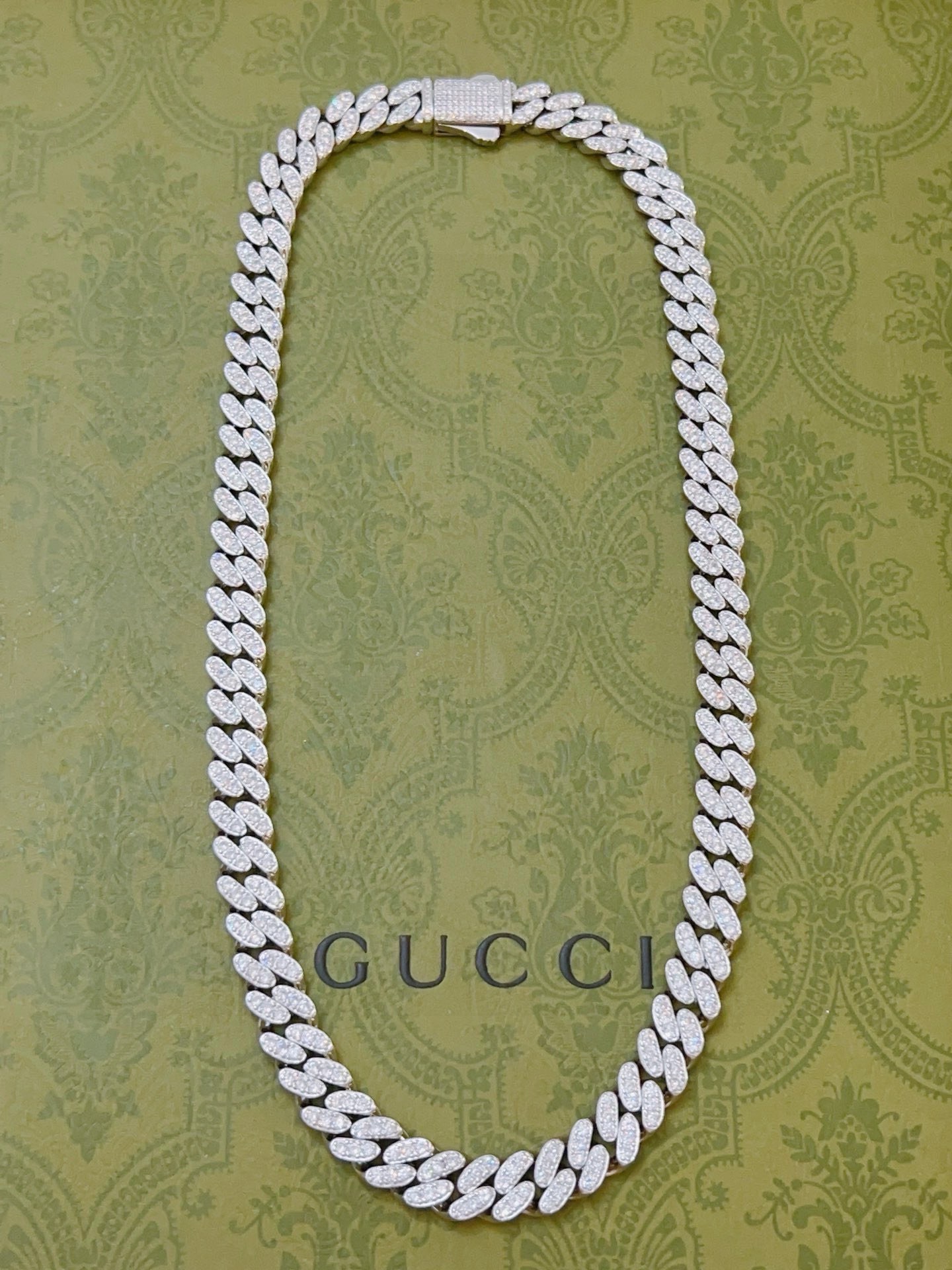구찌(GUCCI) 더블 G 풀스톤 체인 목걸이 악세사리