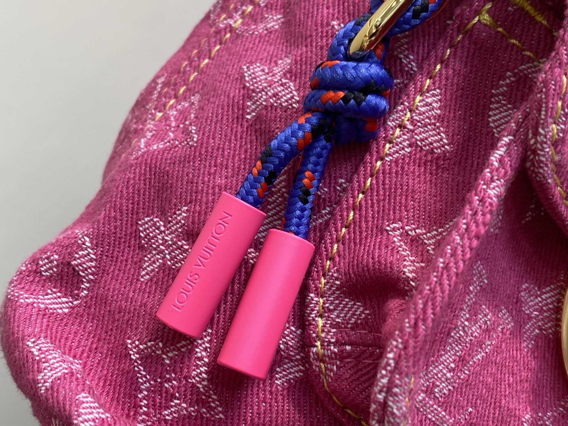 [Louis Vuitton] LV 루이비통 BAGGY 데님 랑데뷰 배기 백 핸드백 가방