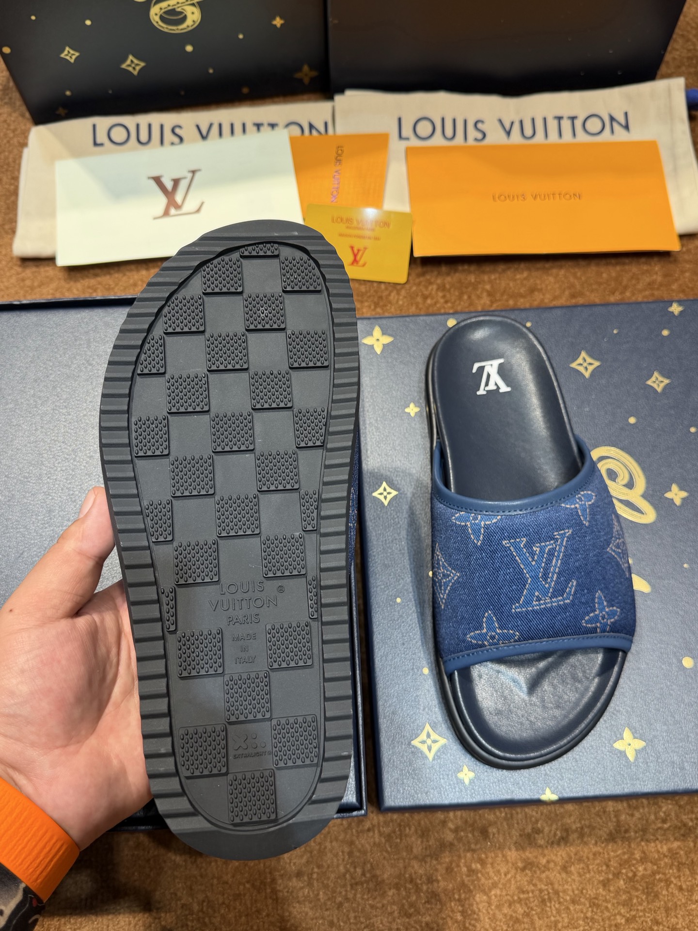 [Louis Vuitton] LV 루이비통 Waterfront 워터프론트 모노그램 모던 슬리퍼 신발