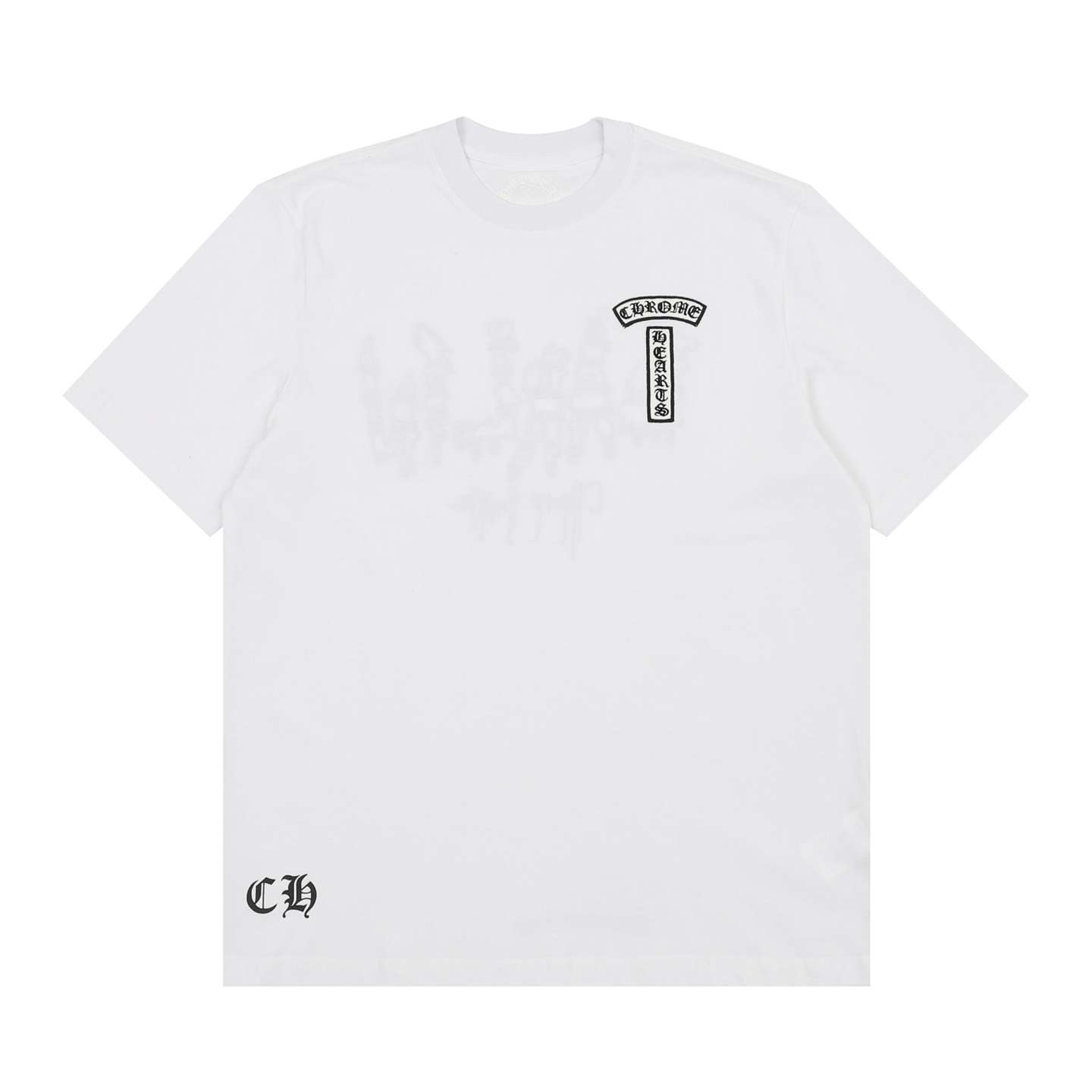 크롬하츠(CHROME HEARTS) 로고 반팔 티셔츠 상의 의류