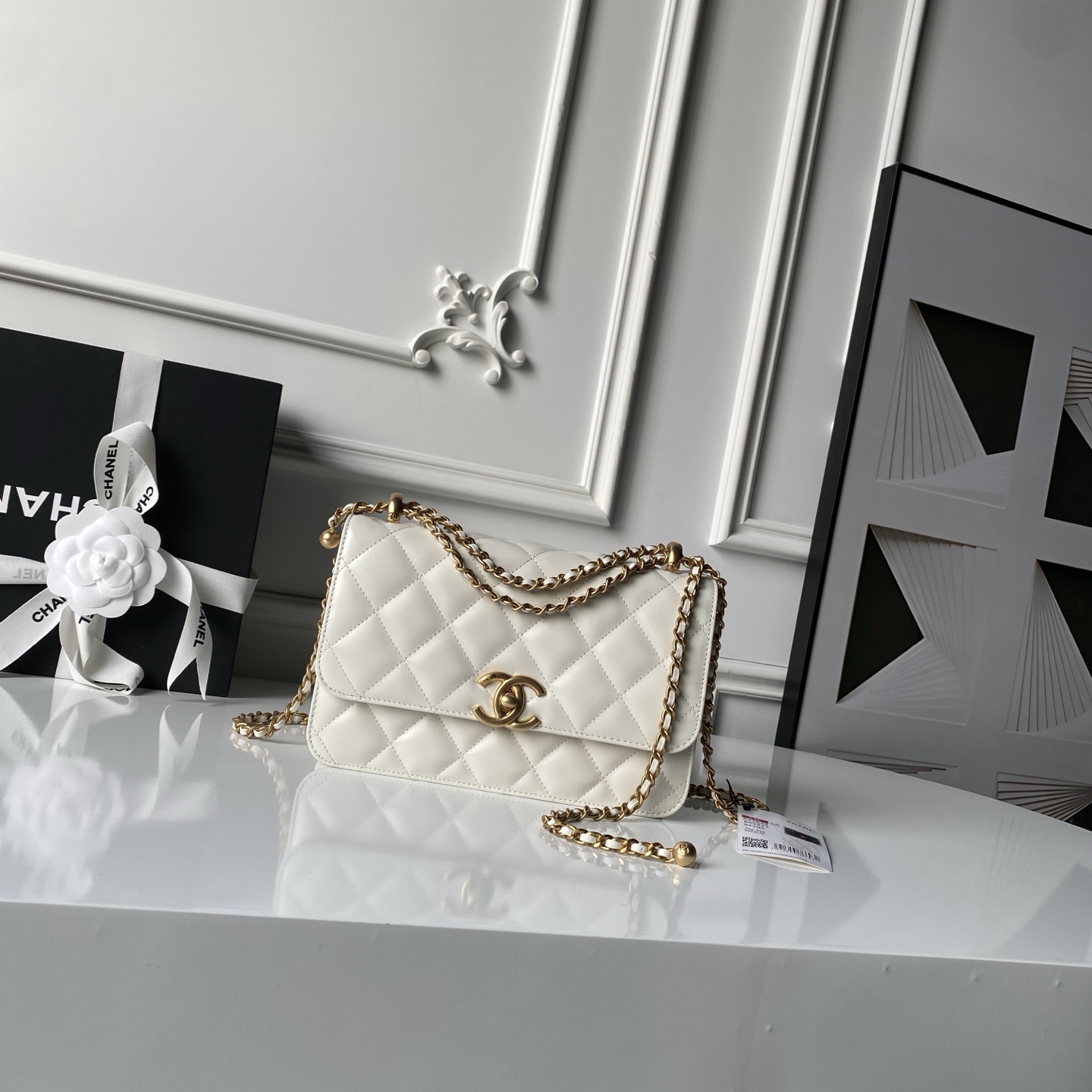 CHANEL 샤넬 24C 미니 볼링형 체인 미니 백 가방
