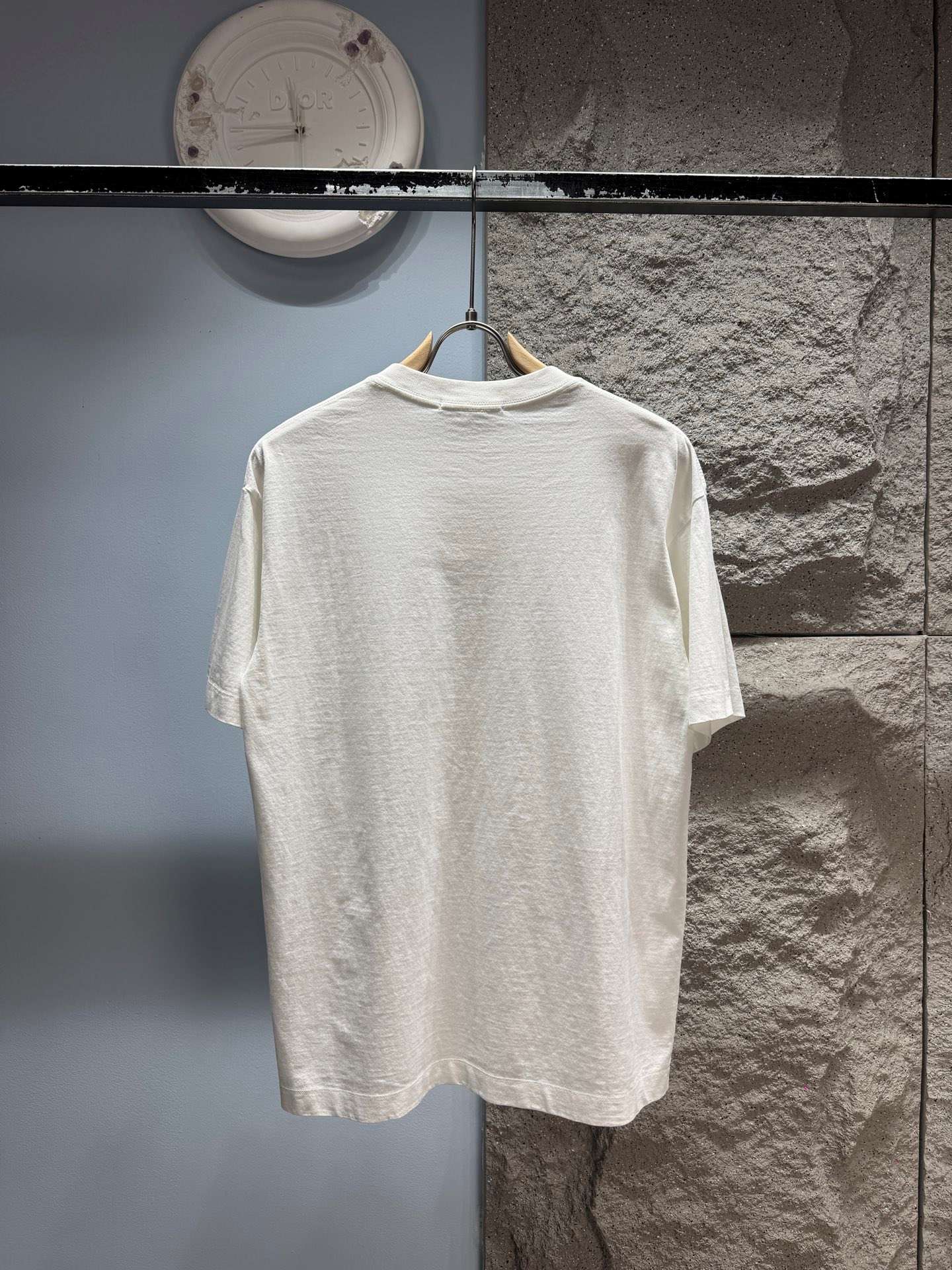 알렉산더왕(Alexander Wang) 레터링 그래픽 워싱 반팔 티셔츠 상의 의류