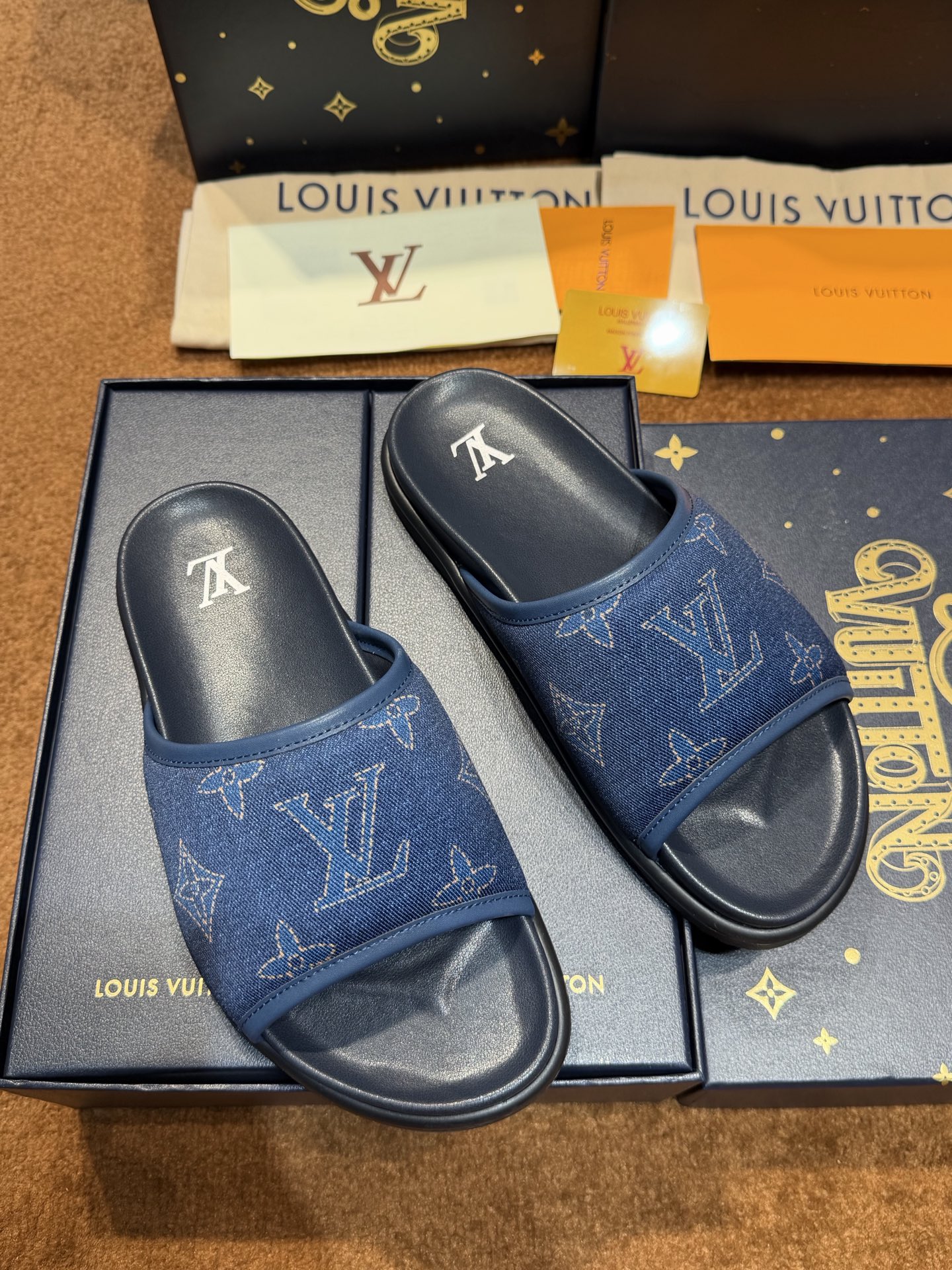 [Louis Vuitton] LV 루이비통 Waterfront 워터프론트 모노그램 모던 슬리퍼 신발