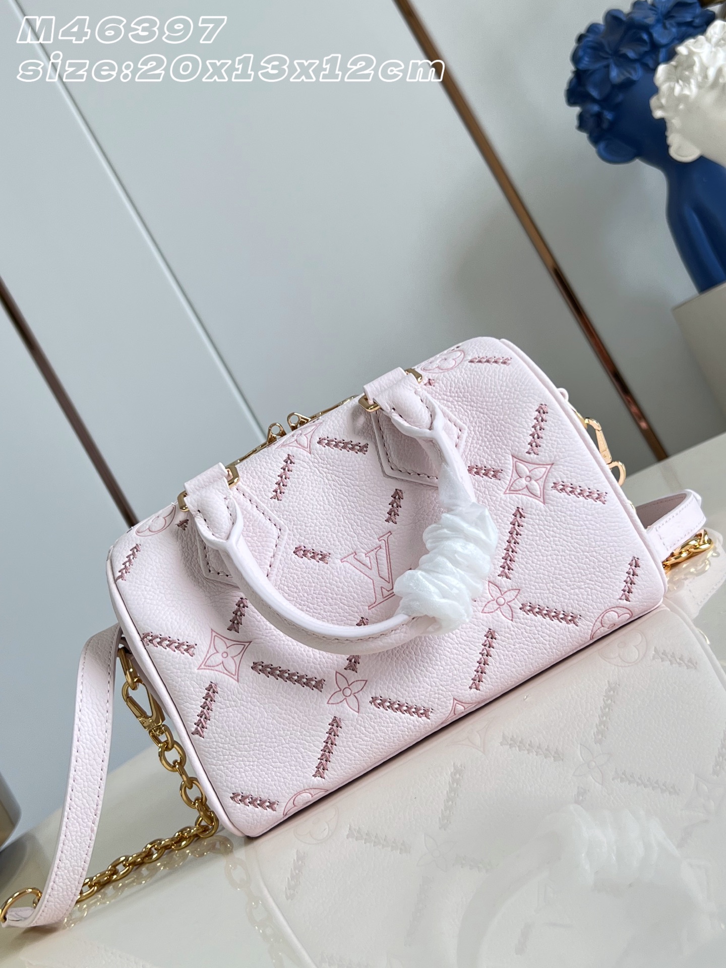 [Louis Vuitton] LV 루이비통 스피디 반둘리에 20 앙프레인트 토트백 가방