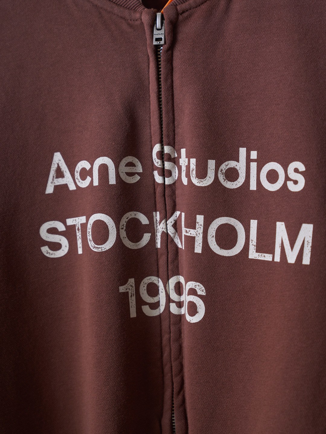 아크네(Acne studios) 빈티지 로고 집업 재킷 상의 의류