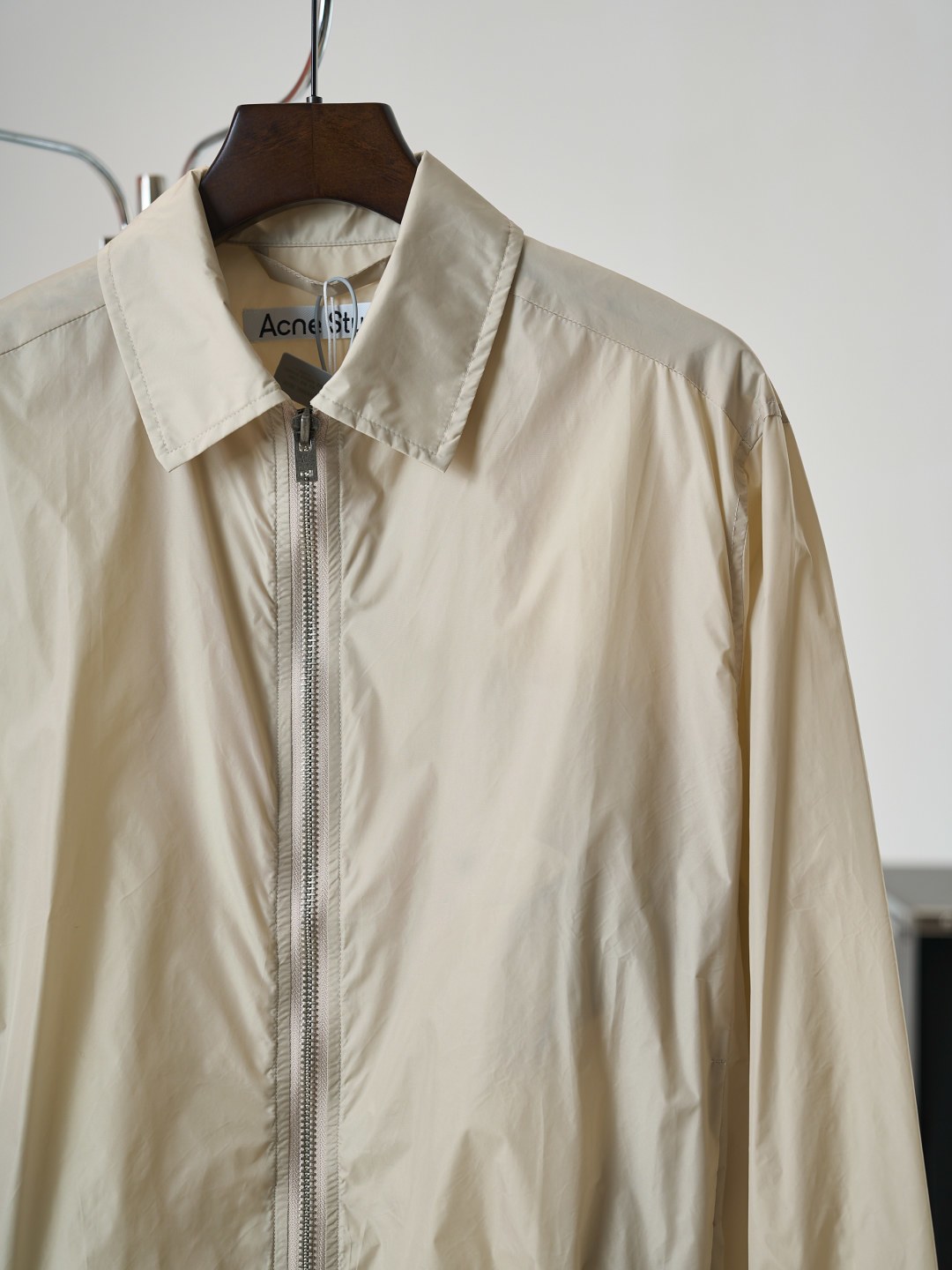 아크네(Acne studios) 로고 테크 집업 재킷 상의 의류