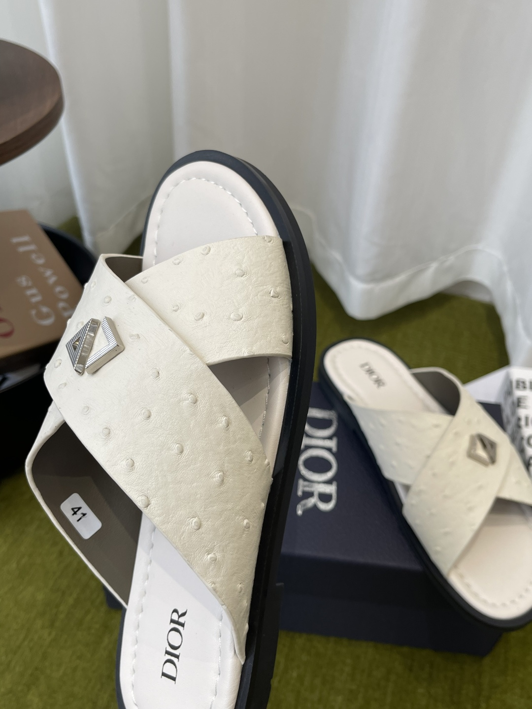 디올(Dior) 오블리크 크로스 슬리퍼 신발