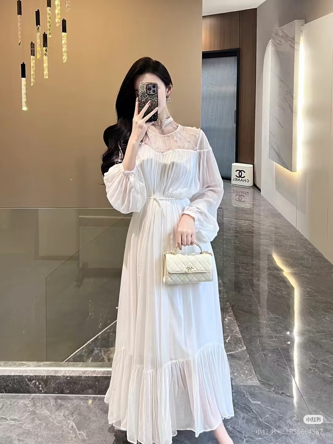 Chanel 25S 샤넬 캐비어 카우레더 Kelly 핸들백 가방