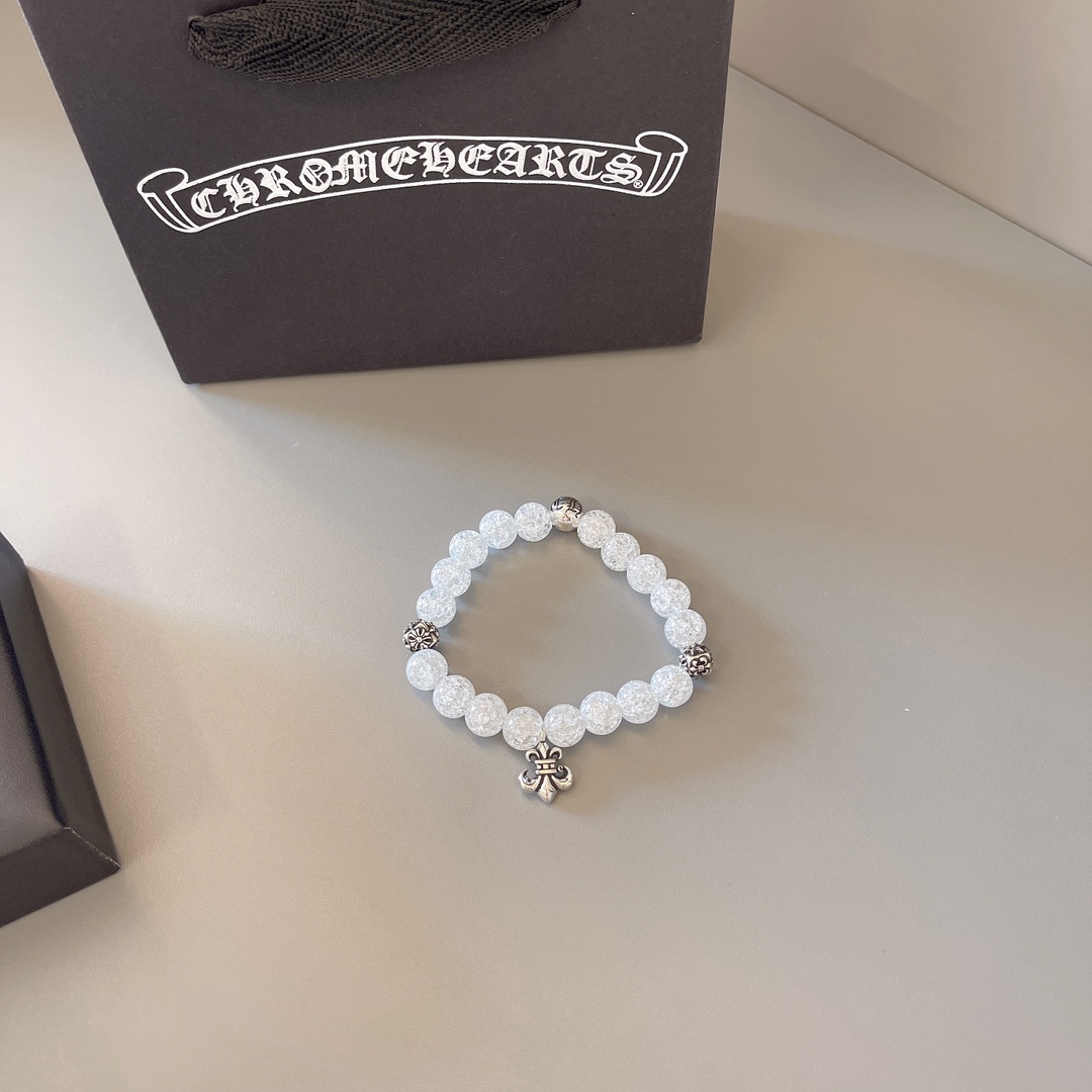 크롬하츠(CHROME HEARTS) 빈티지 크로스 비즈 팔찌 악세사리