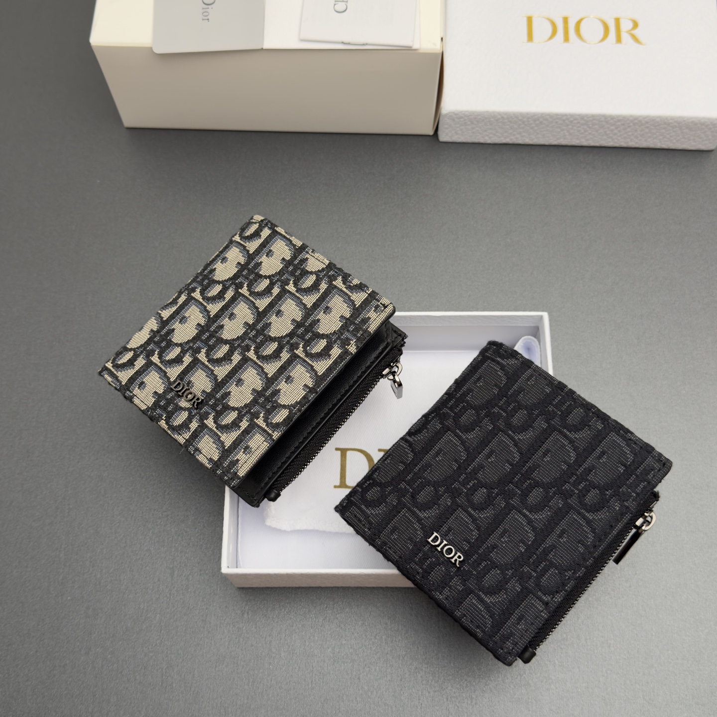 Dior 디올 맨즈 버티컬 바이폴드 지갑