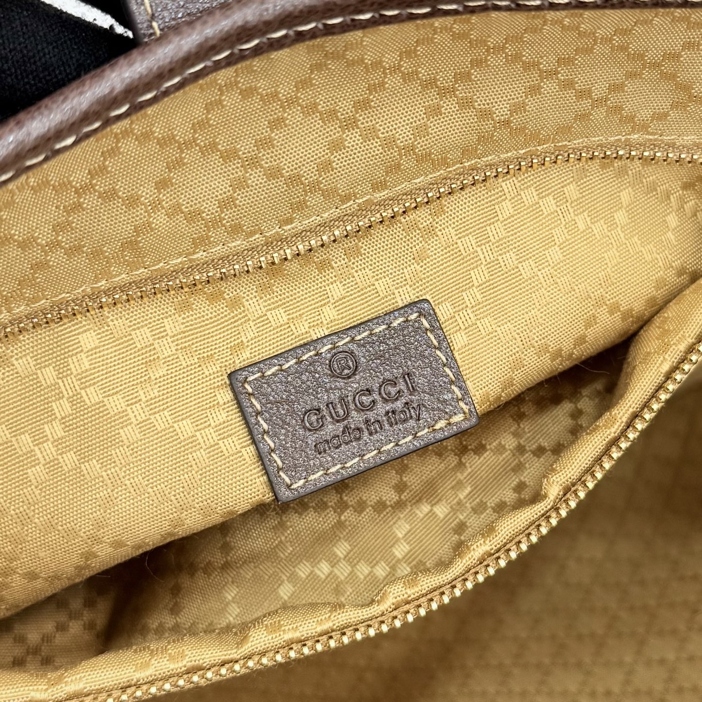 GUCCI 구찌 2026SS 재키 1961(Jackie 1961) 캔버스 숄더백 - 샌드/브라운 가방