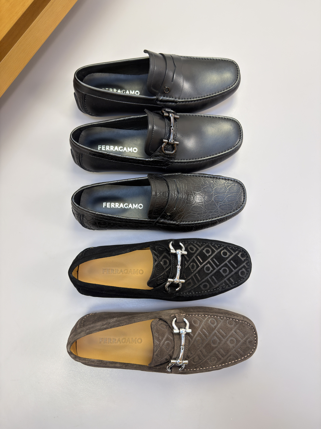 Ferragamo 페라가모 클래식 스웨이드 로퍼 정장화 구두 신발