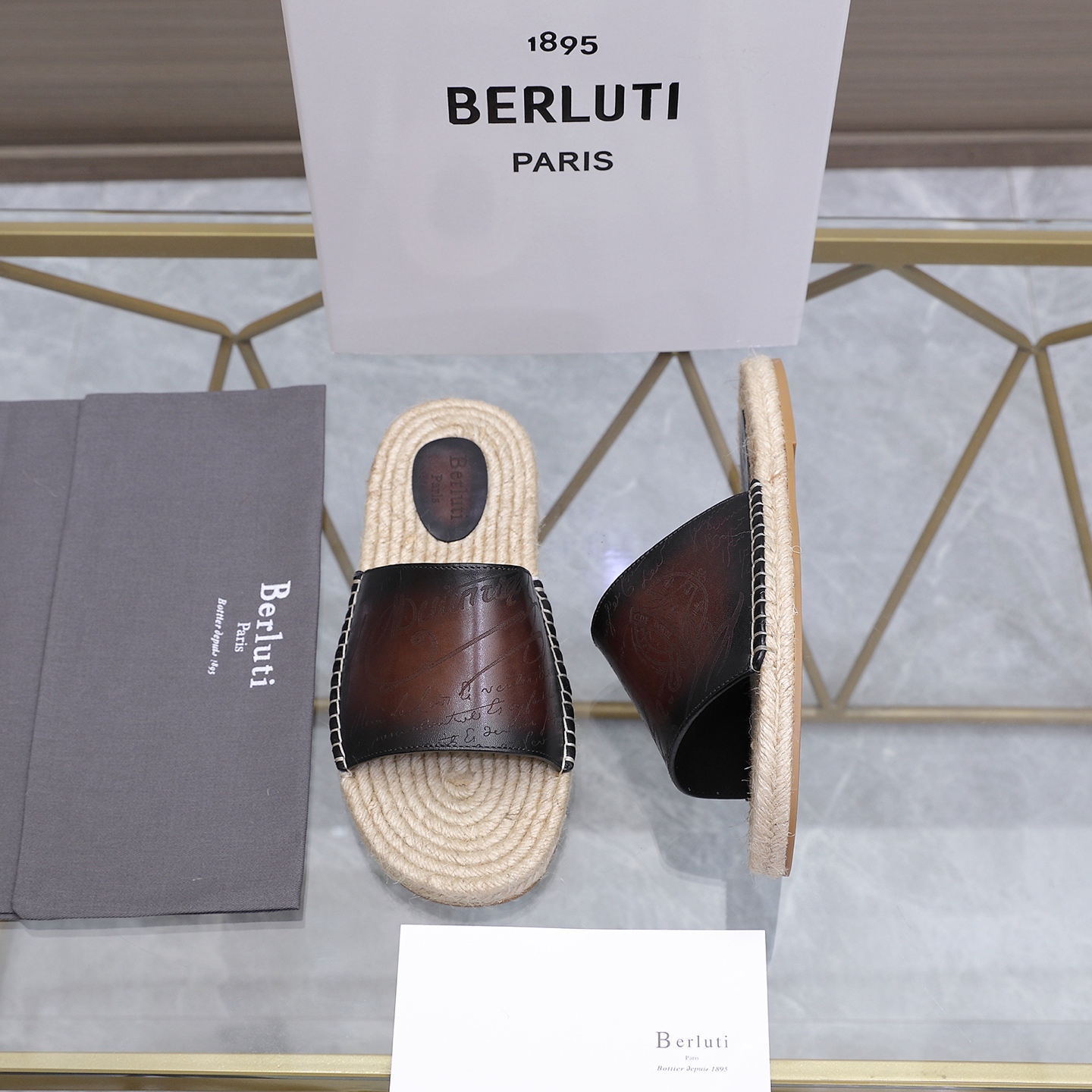 Berluti 벨루티 에지(Edge) Alessandro 알레산드로 슬리퍼 신발