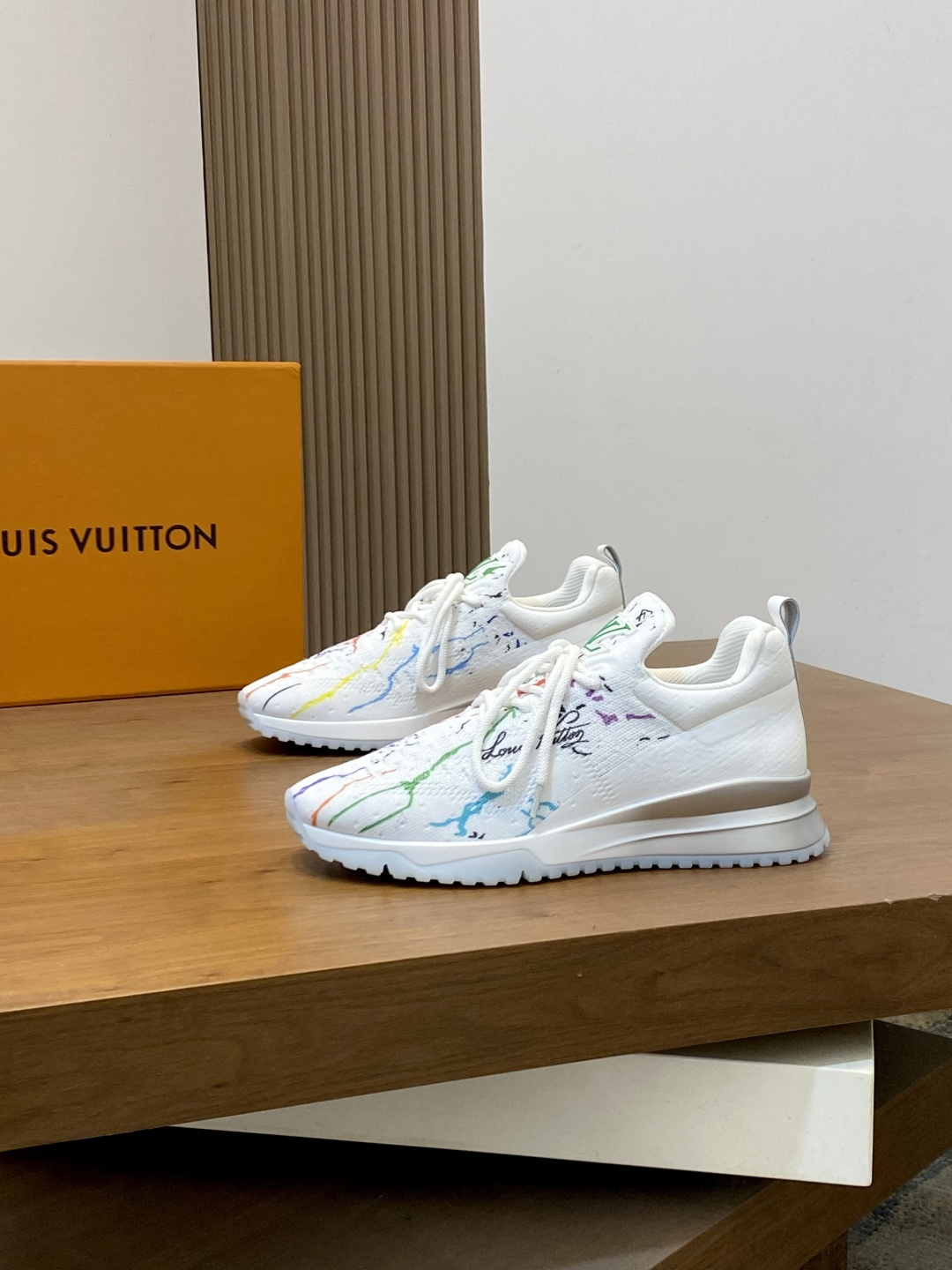 [Louis Vuitton] LV 루이비통 Beverly Hills 비버리 힐즈 모노그램 플라이니트 스니커즈 신발