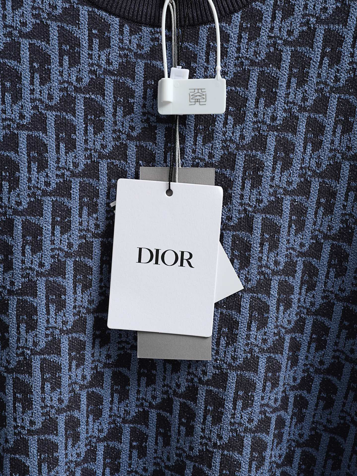 디올(DIOR) 오블리크 니트 반팔 티셔츠 상의 의류