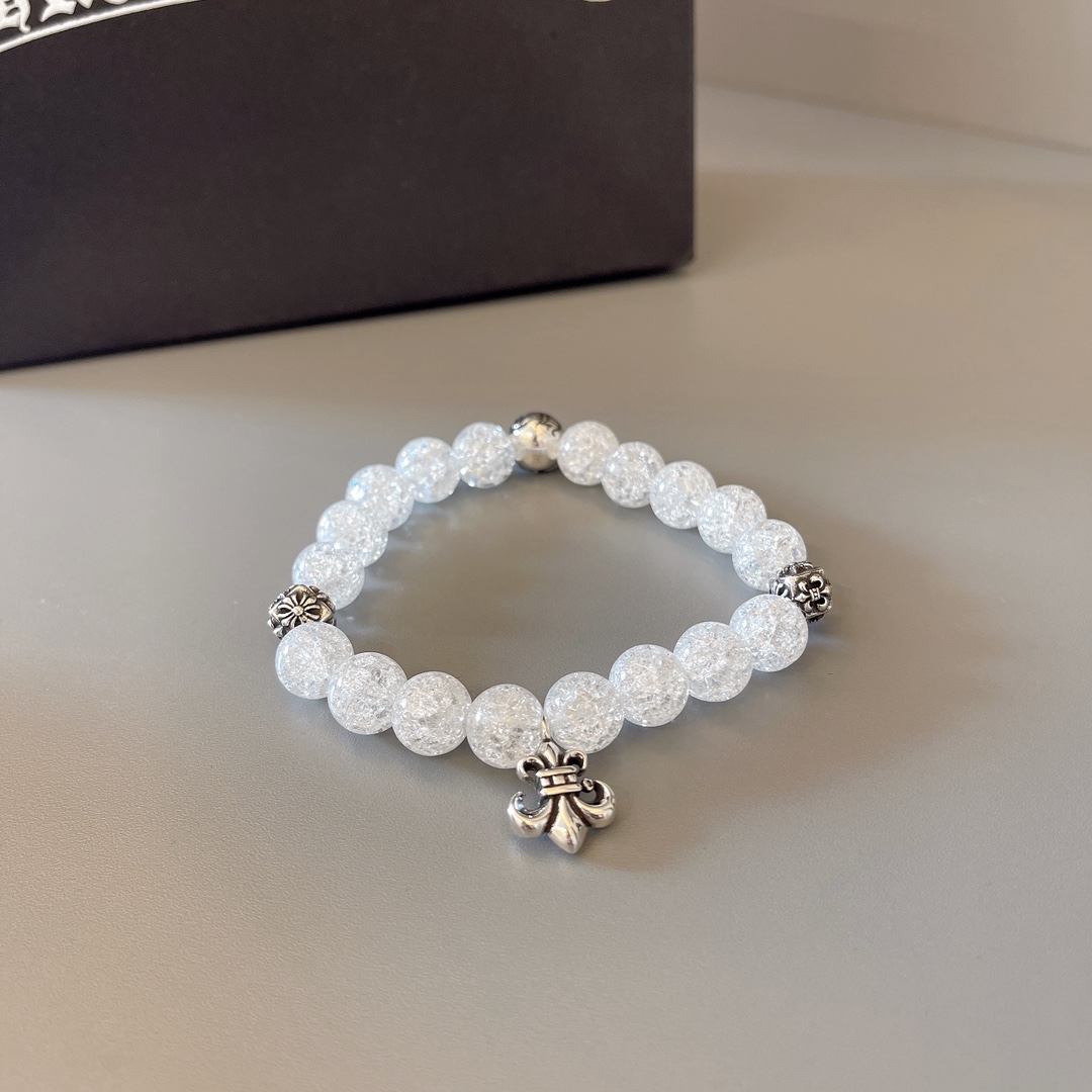 크롬하츠(CHROME HEARTS) 빈티지 크로스 비즈 팔찌 악세사리