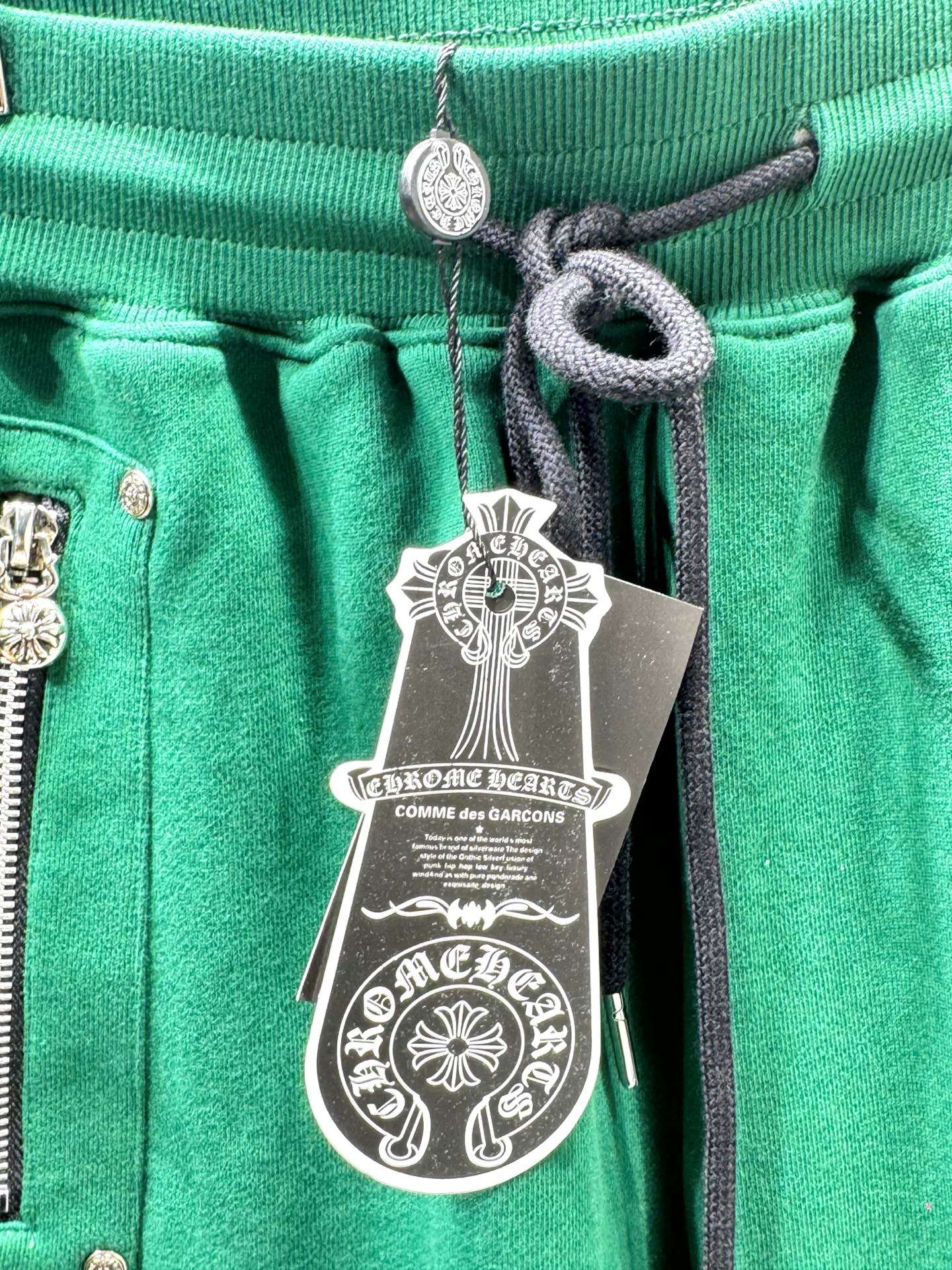 크롬하츠(CHROME HEARTS) 크로스 지퍼 포켓 스웨트 쇼츠 하의 의류