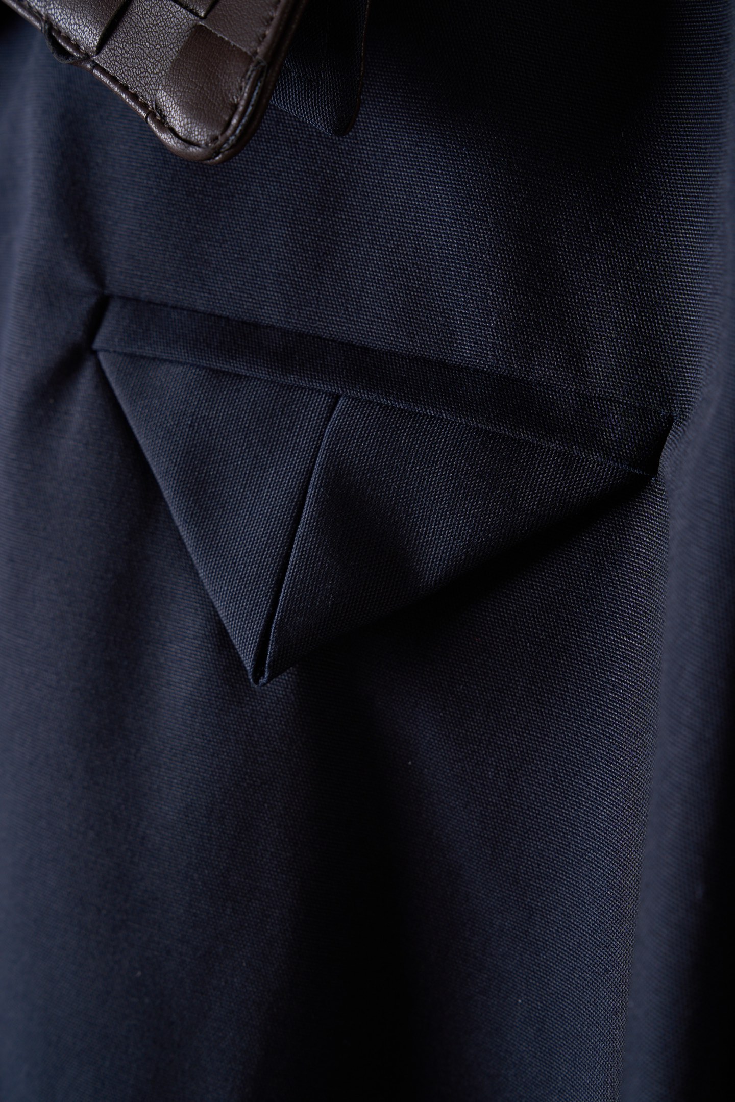 보테가 베네타(BOTTEGA VENETA) 인트레치아토 레더 칼라 재킷 상의 의류
