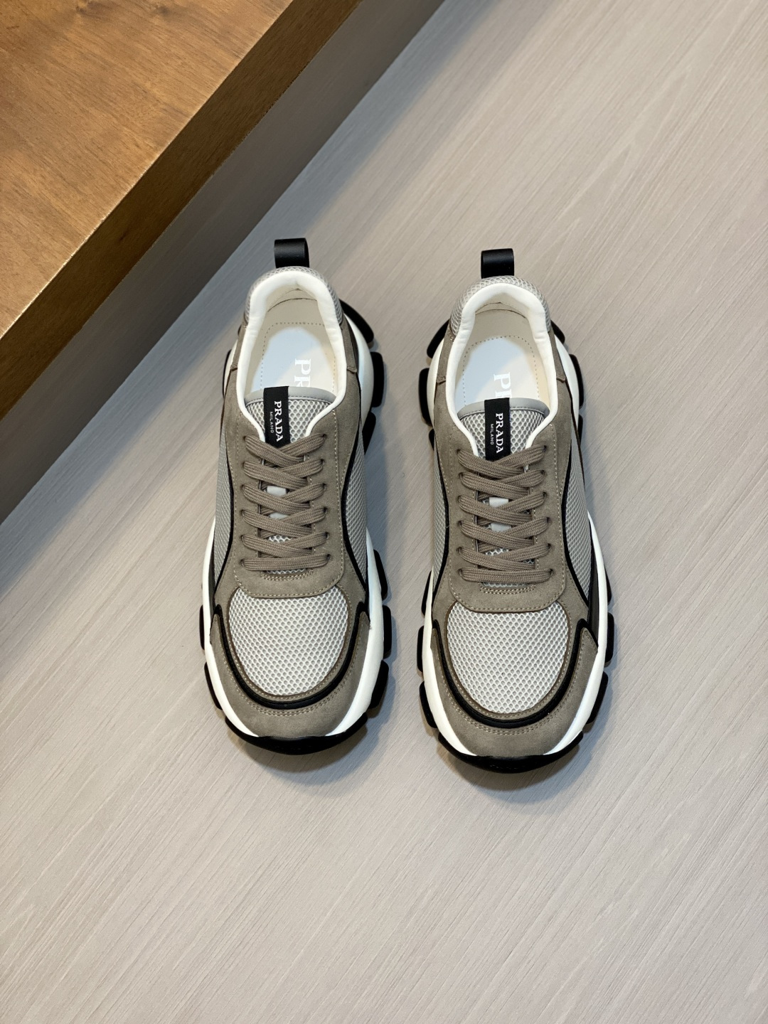 [Prada] 프라다 Montecarlo Re-Edition 레더 스니커즈 신발